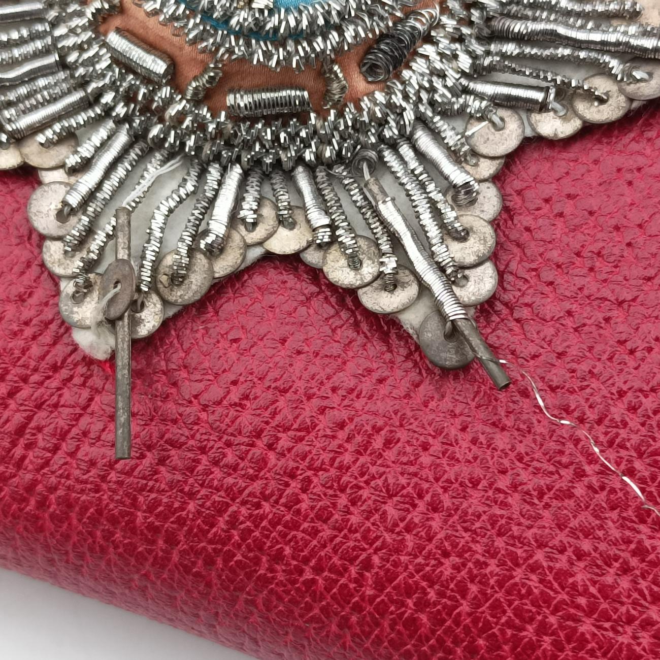 Pre-owned Gucci Bamboo Red Leather 484676 shoulderbag | stylenewstar