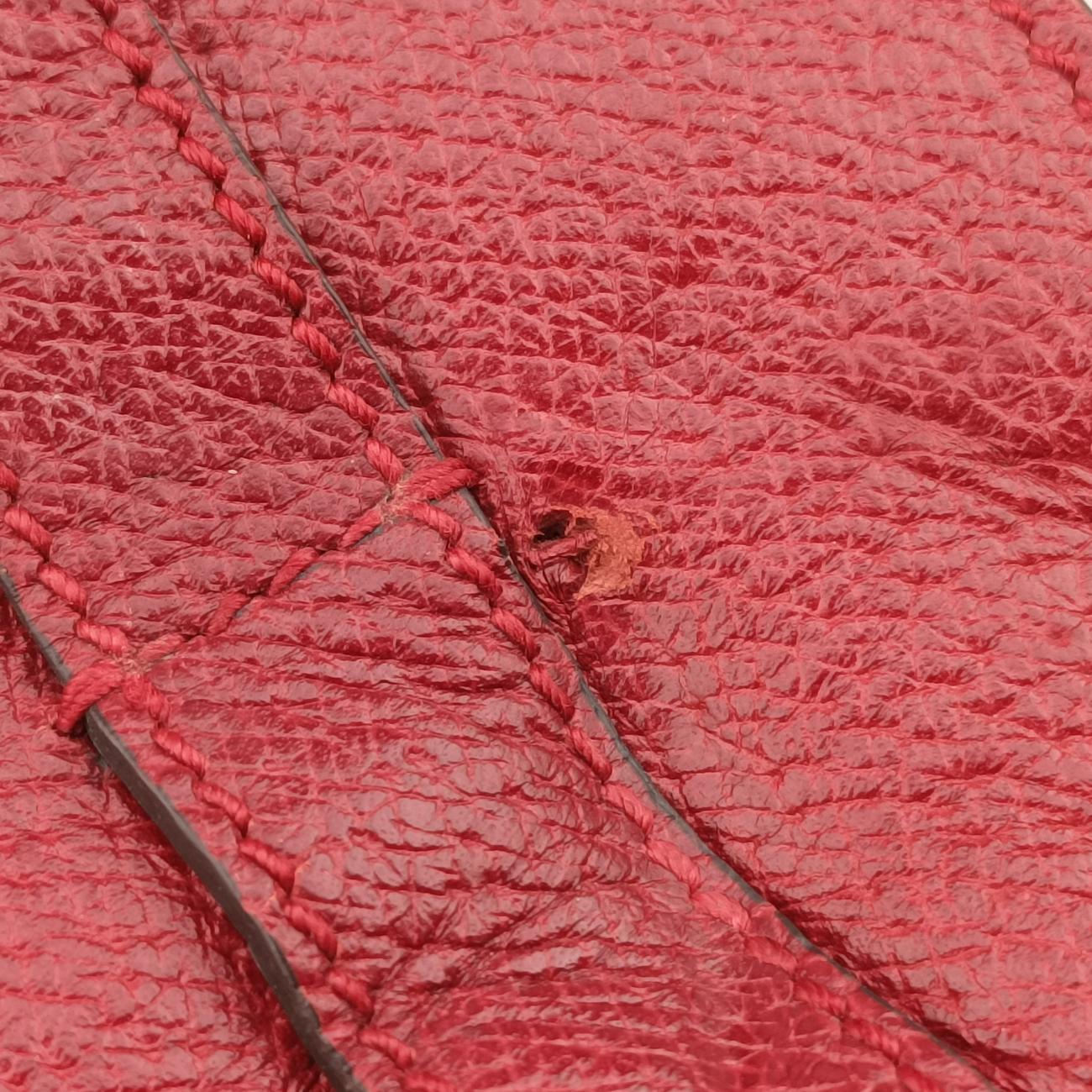 Pre-owned Gucci Bamboo Red Leather 484676 shoulderbag | stylenewstar