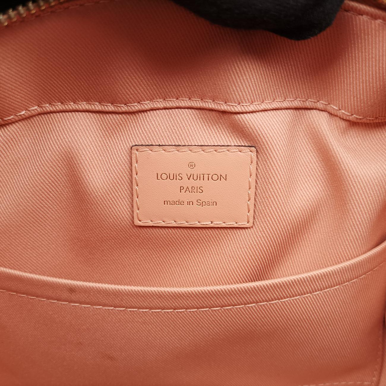 Vintage Louis Vuitton SANTA MONICA EBENE×VENUS Damier Canvas×calf leather N40179 shoulderbag | stylenewstar