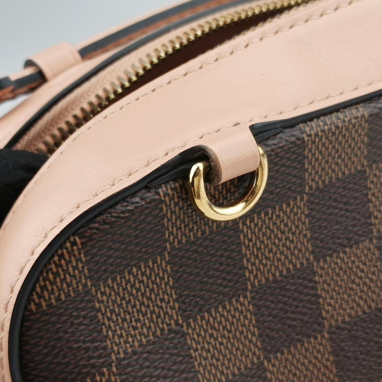 Vintage Louis Vuitton SANTA MONICA EBENE×VENUS Damier Canvas×calf leather N40179 shoulderbag | stylenewstar