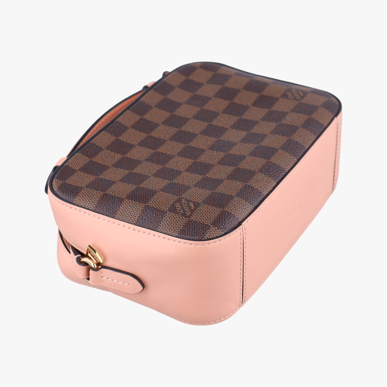 Vintage Louis Vuitton SANTA MONICA EBENE×VENUS Damier Canvas×calf leather N40179 shoulderbag | stylenewstar