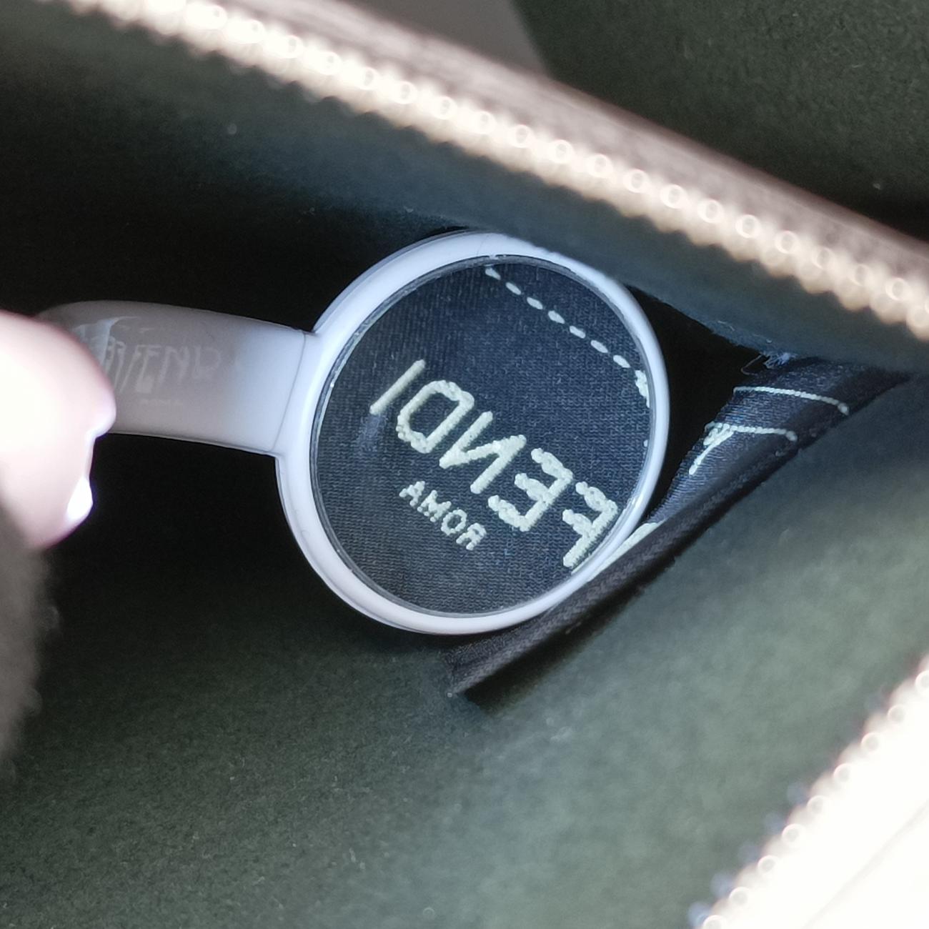 Pre-owned Fendi Shopper White Leather 7VA481 shoulderbag | stylenewstar