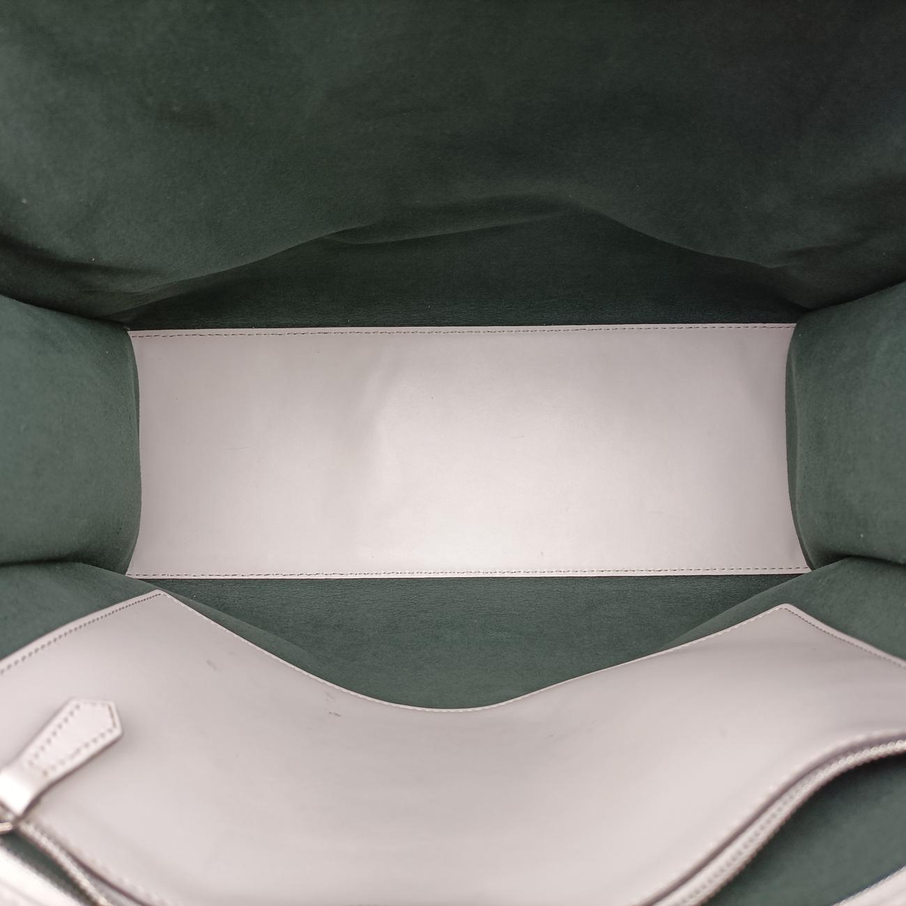 Pre-owned Fendi Shopper White Leather 7VA481 shoulderbag | stylenewstar