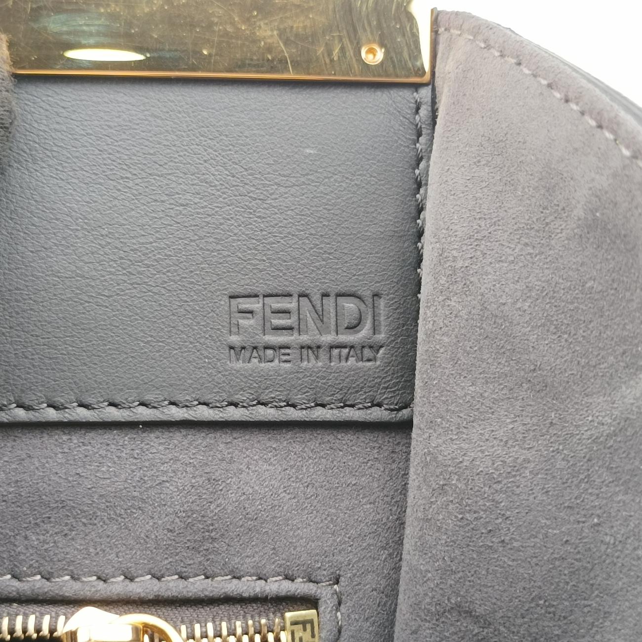 Secondhand Fendi Troisjours Black Leather 8BH272 handbag | stylenewstar
