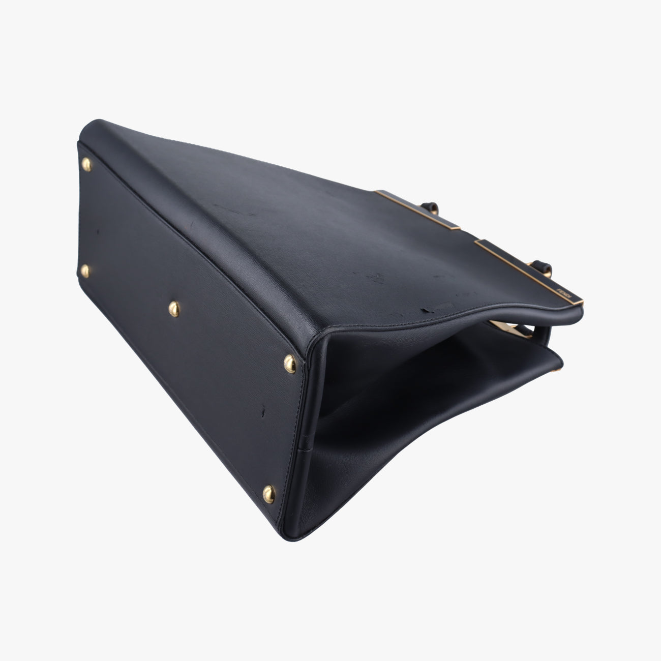 Secondhand Fendi Troisjours Black Leather 8BH272 handbag | stylenewstar