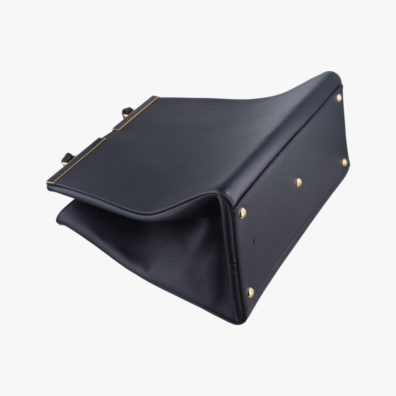 Secondhand Fendi Troisjours Black Leather 8BH272 handbag | stylenewstar