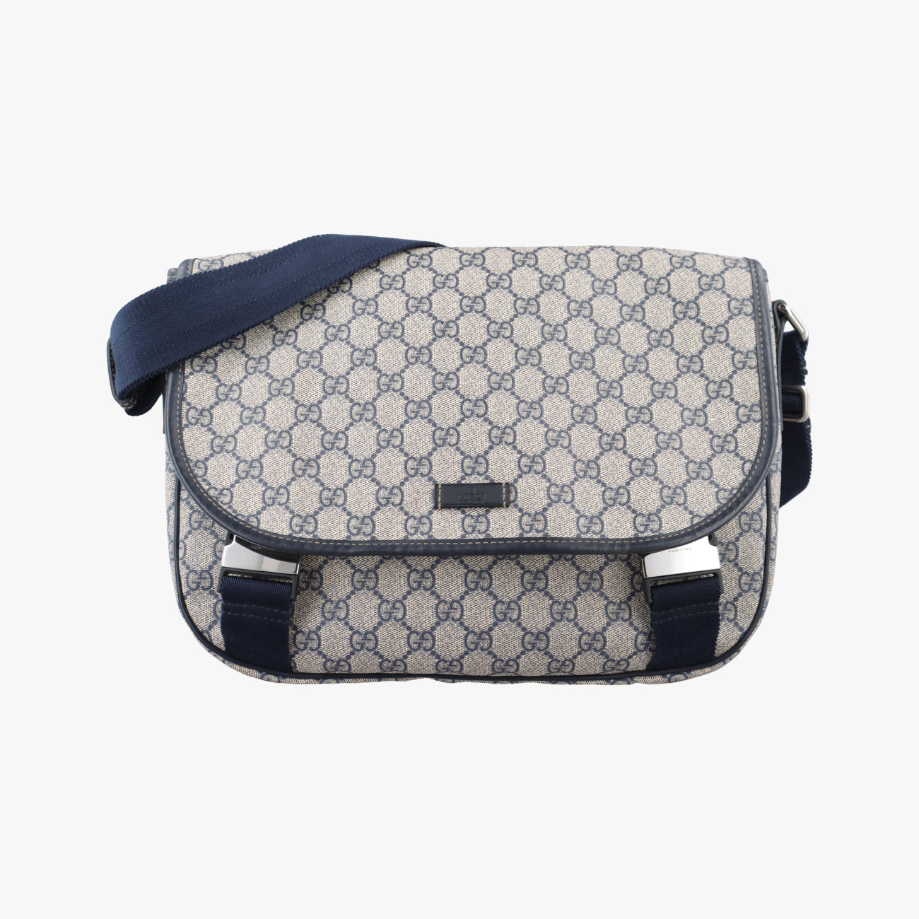 Pre-owned Gucci GG Plus Messenger Brown×black PVC coated canvas 201732 shoulderbag | stylenewstar