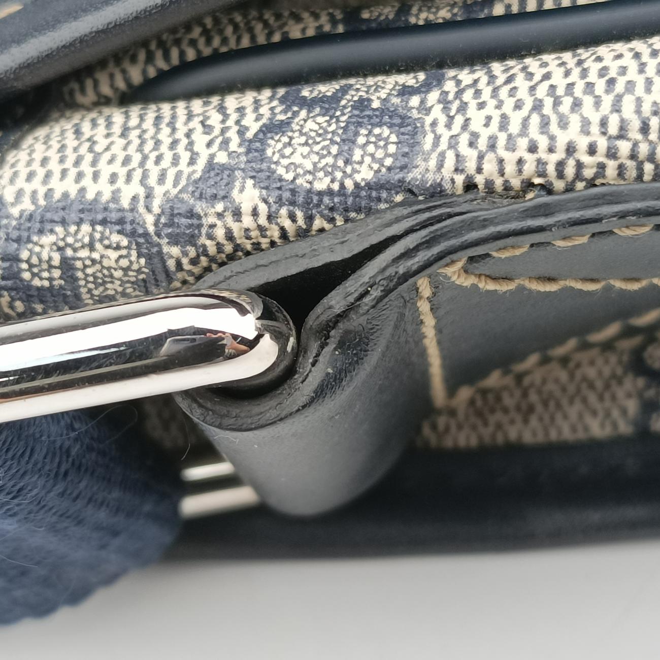 Pre-owned Gucci GG Plus Messenger Brown×black PVC coated canvas 201732 shoulderbag | stylenewstar