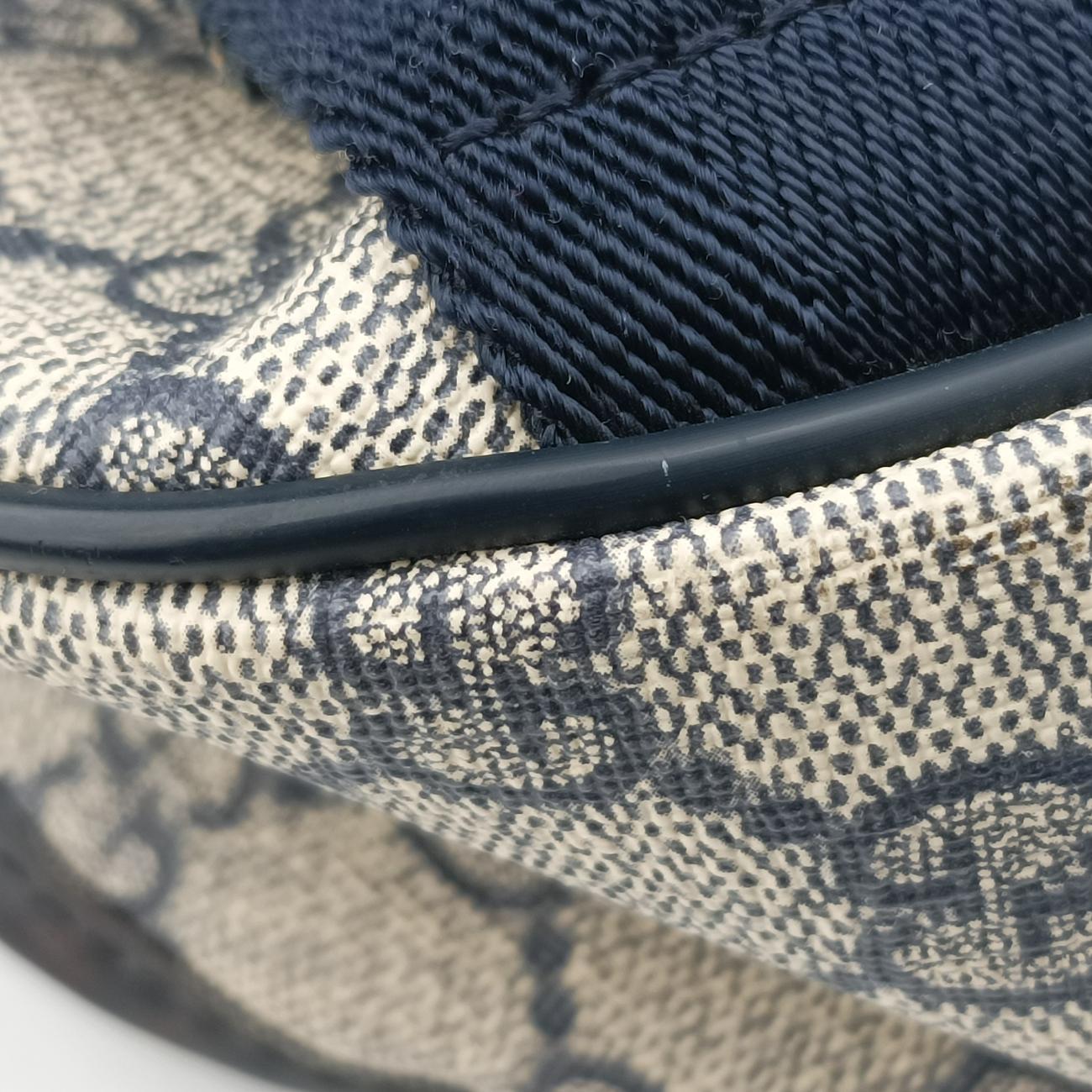 Pre-owned Gucci GG Plus Messenger Brown×black PVC coated canvas 201732 shoulderbag | stylenewstar