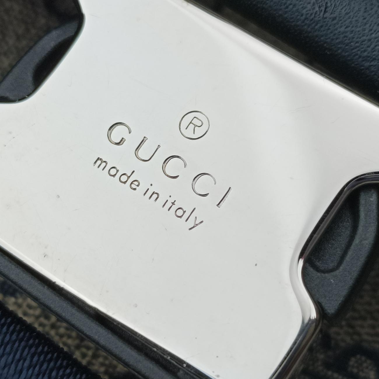 Pre-owned Gucci GG Plus Messenger Brown×black PVC coated canvas 201732 shoulderbag | stylenewstar