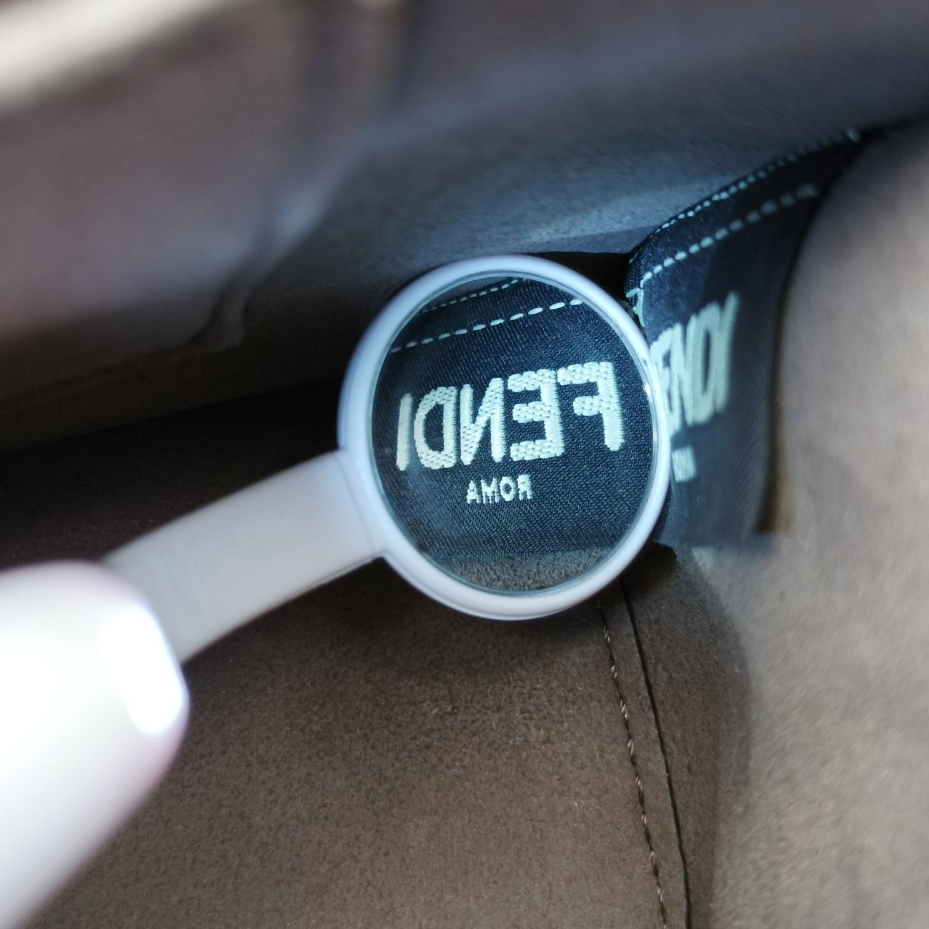 Vintage Fendi KAN I F Navy Leather 8BT286 shoulderbag | stylenewstar