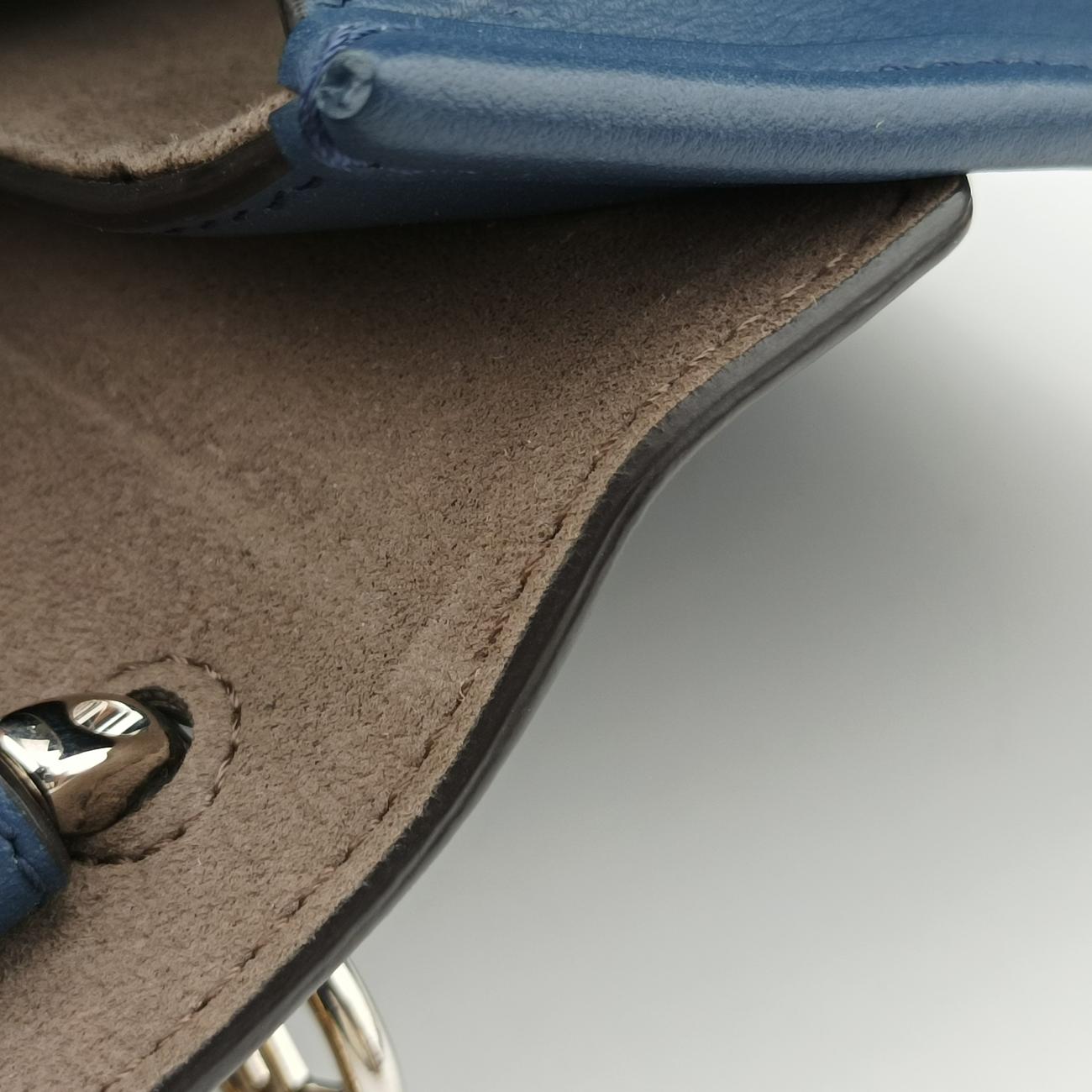 Vintage Fendi KAN I F Navy Leather 8BT286 shoulderbag | stylenewstar