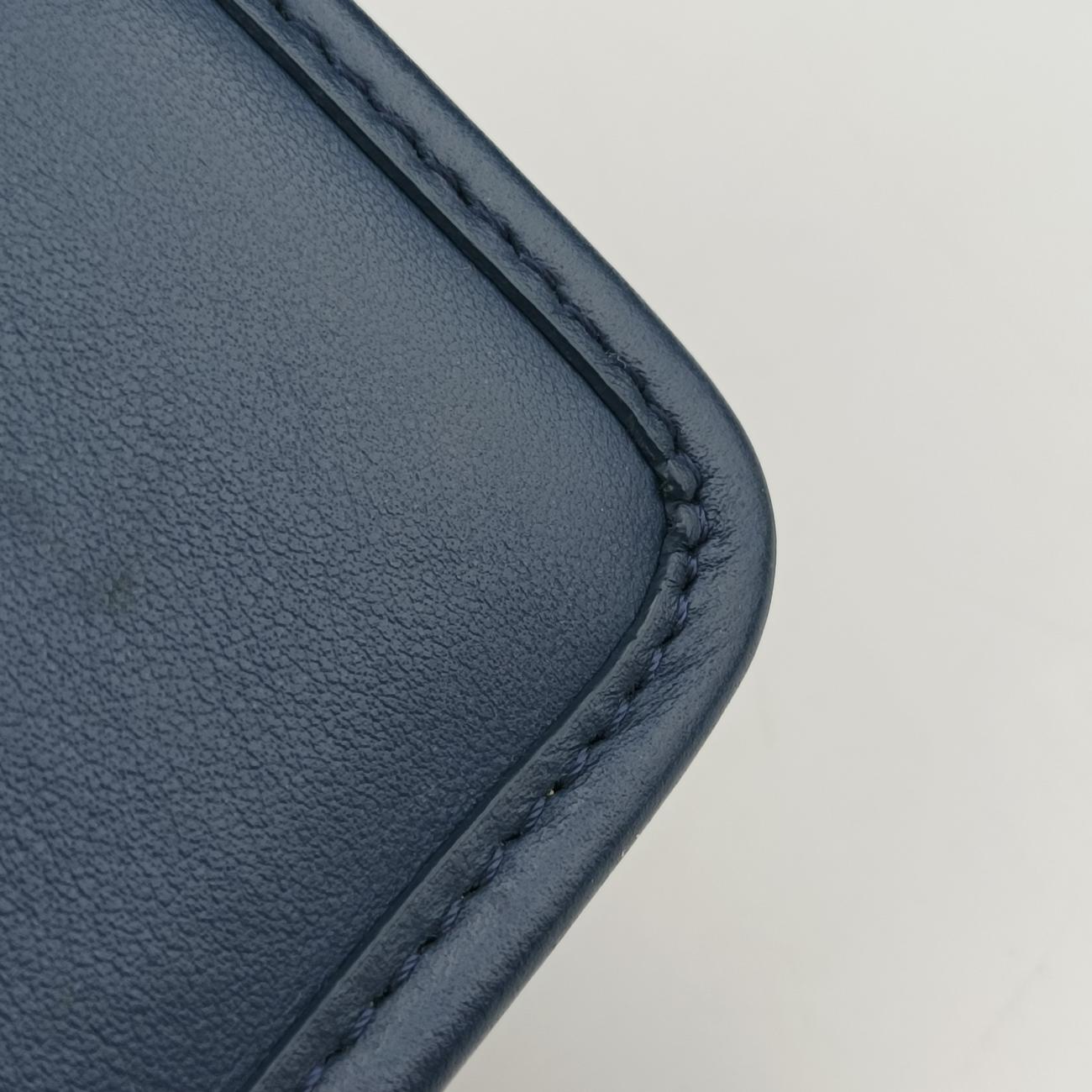 Vintage Fendi KAN I F Navy Leather 8BT286 shoulderbag | stylenewstar