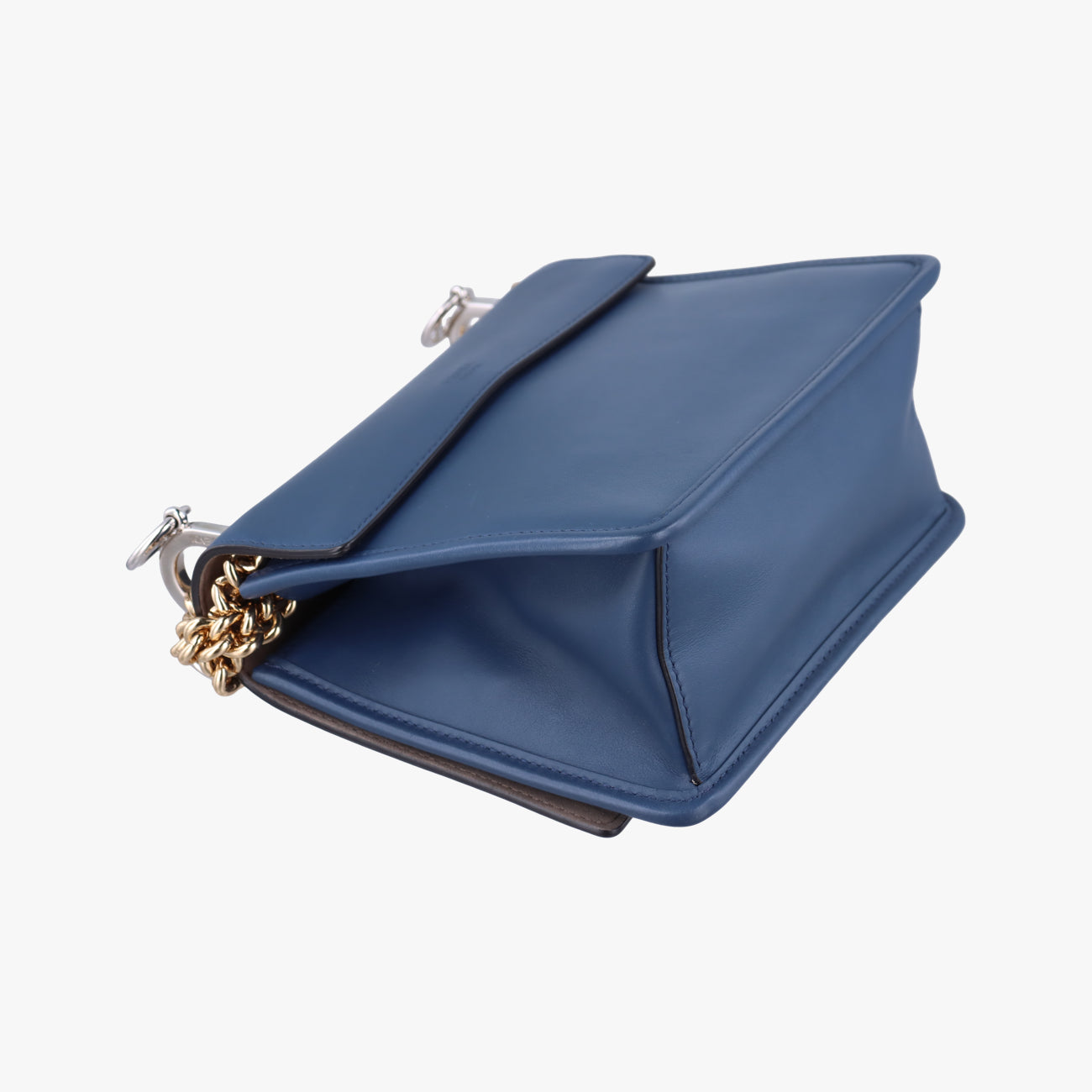 Vintage Fendi KAN I F Navy Leather 8BT286 shoulderbag | stylenewstar