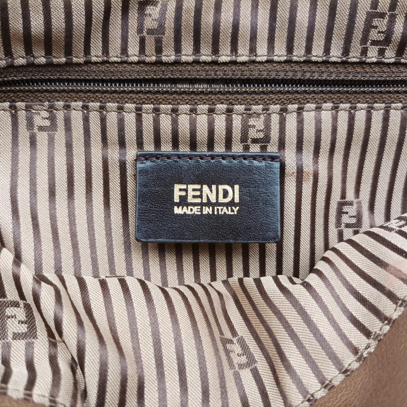 Secondhand Fendi Mia Flap Golden Leather 8BT163 shoulderbag | stylenewstar