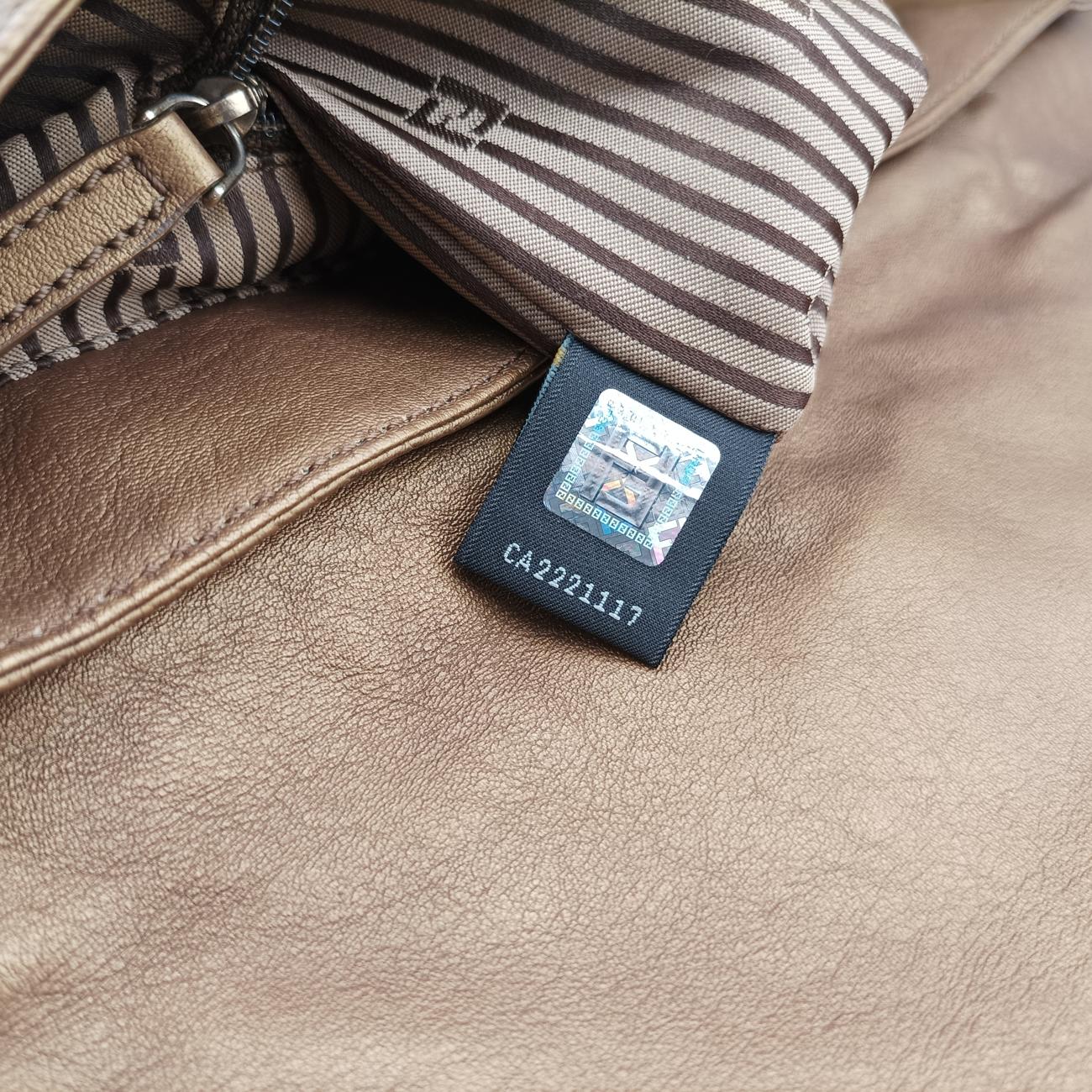 Secondhand Fendi Mia Flap Golden Leather 8BT163 shoulderbag | stylenewstar