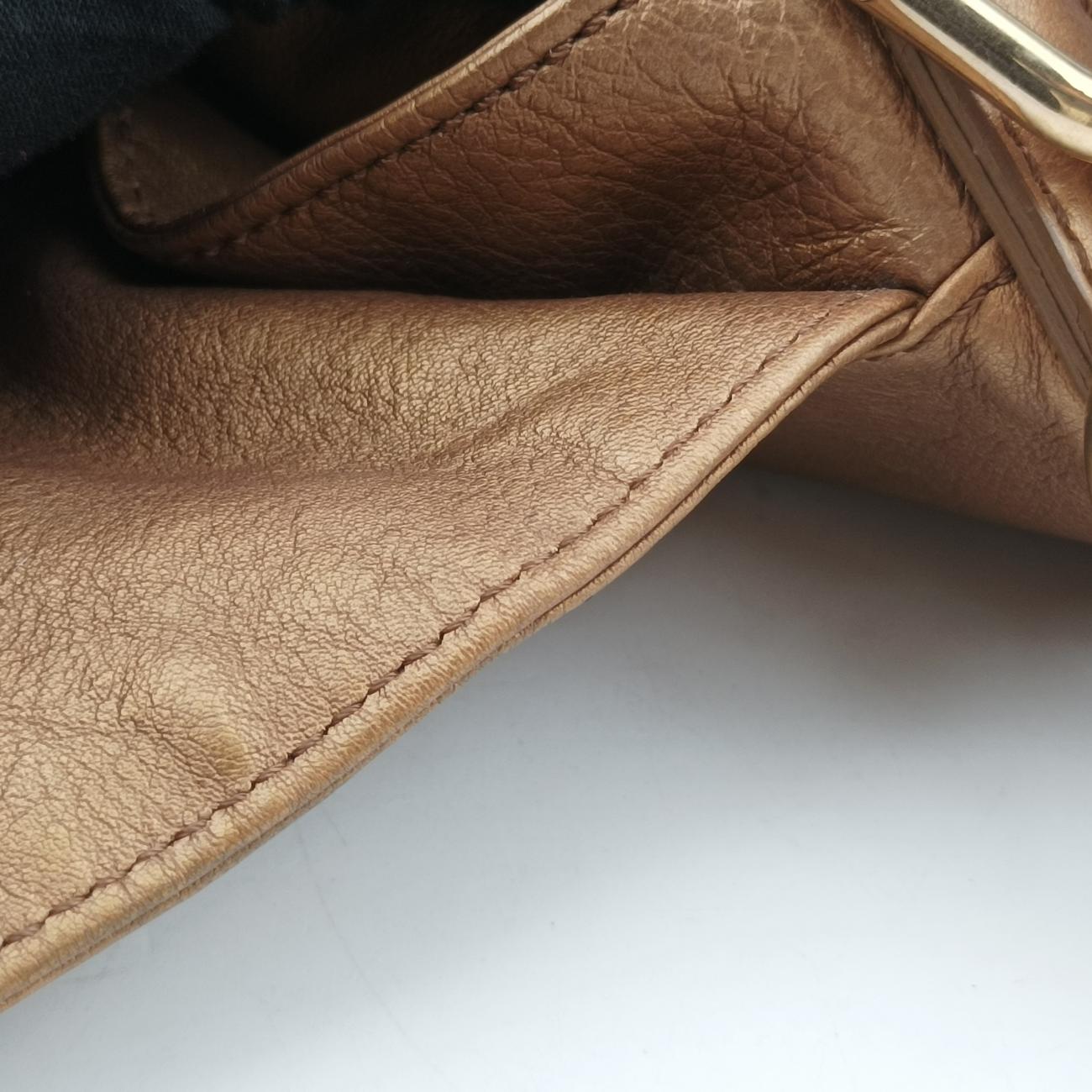 Secondhand Fendi Mia Flap Golden Leather 8BT163 shoulderbag | stylenewstar