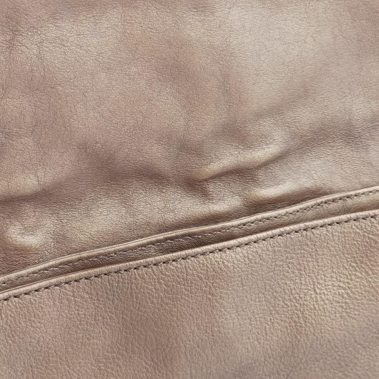 Secondhand Fendi Mia Flap Golden Leather 8BT163 shoulderbag | stylenewstar