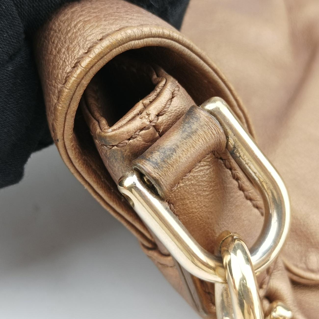 Secondhand Fendi Mia Flap Golden Leather 8BT163 shoulderbag | stylenewstar