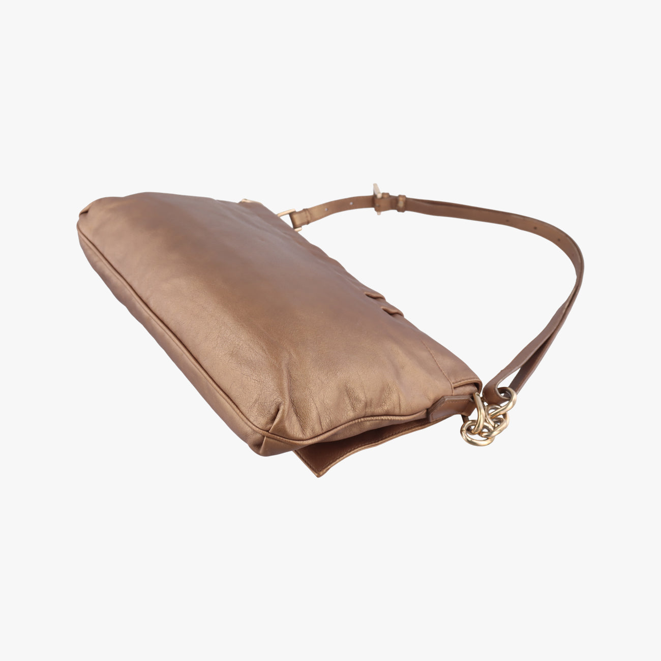 Secondhand Fendi Mia Flap Golden Leather 8BT163 shoulderbag | stylenewstar