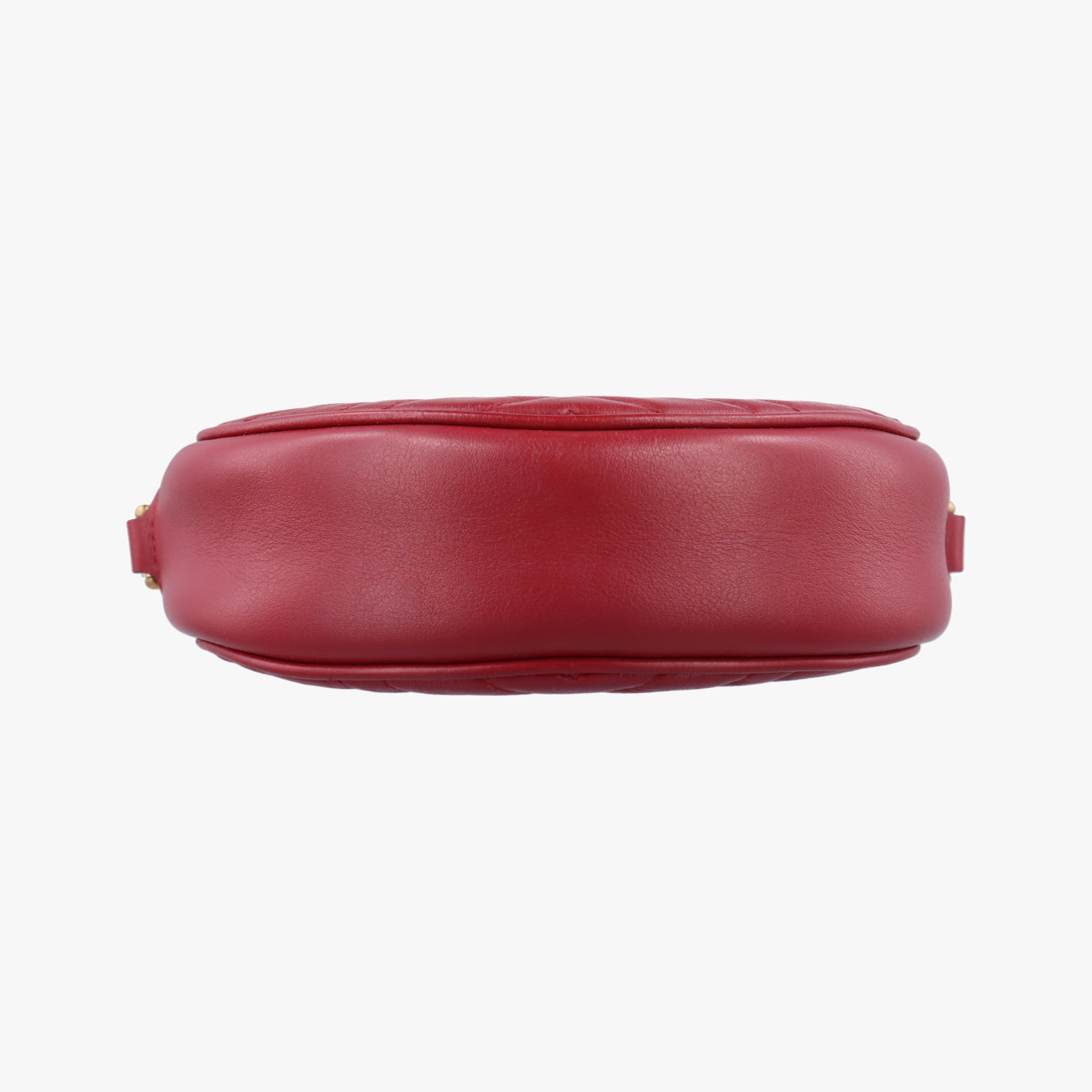 Pre-owned Gucci GG Marmont Red Leather 550154 shoulderbag | stylenewstar