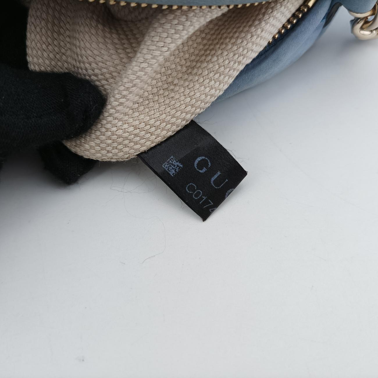 Secondhand Gucci Soho Blue Leather 353965 shoulderbag | stylenewstar