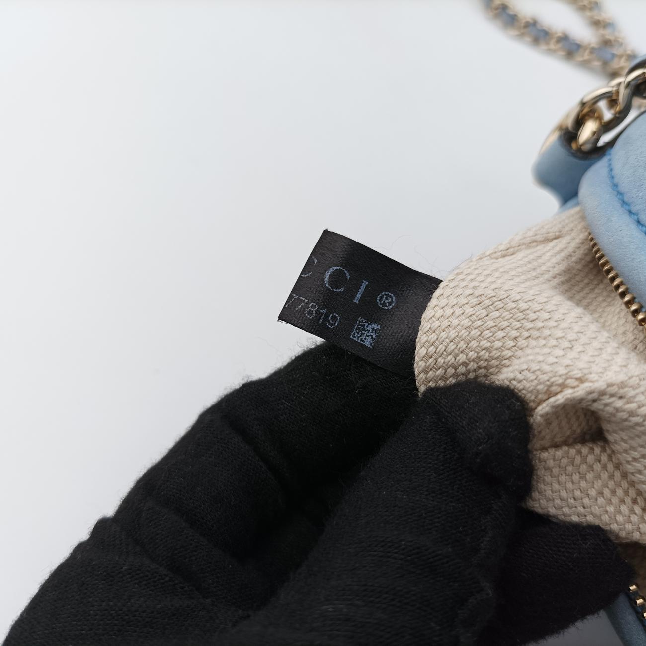 Secondhand Gucci Soho Blue Leather 353965 shoulderbag | stylenewstar