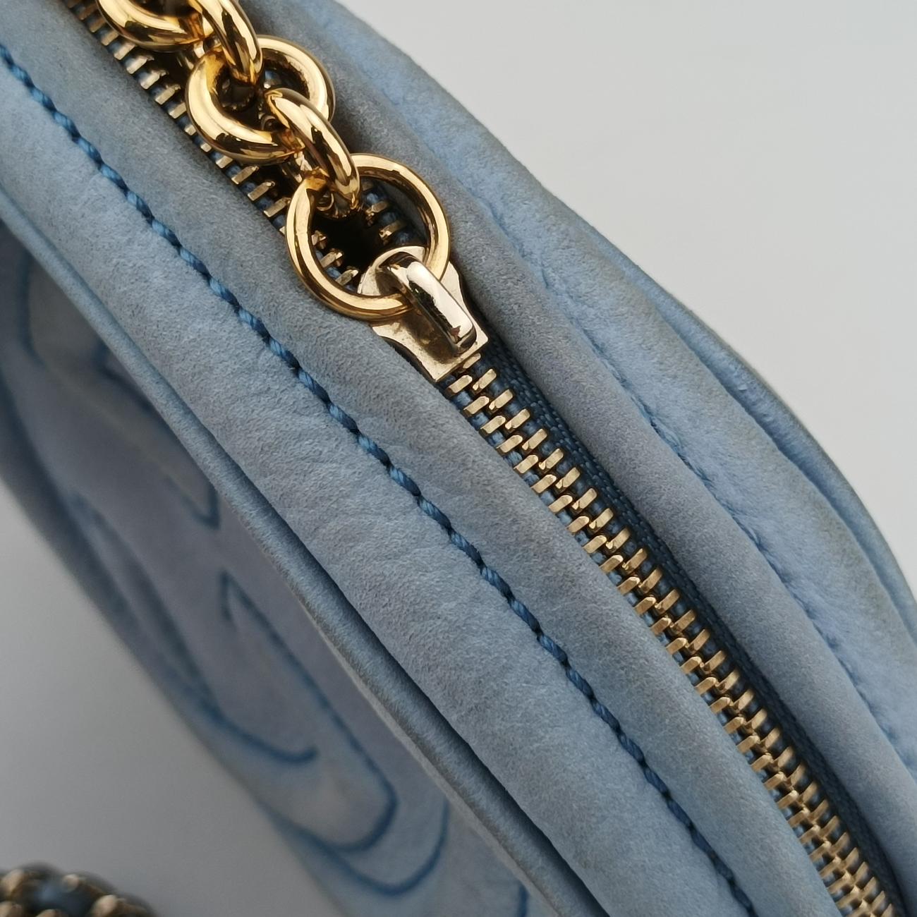 Secondhand Gucci Soho Blue Leather 353965 shoulderbag | stylenewstar