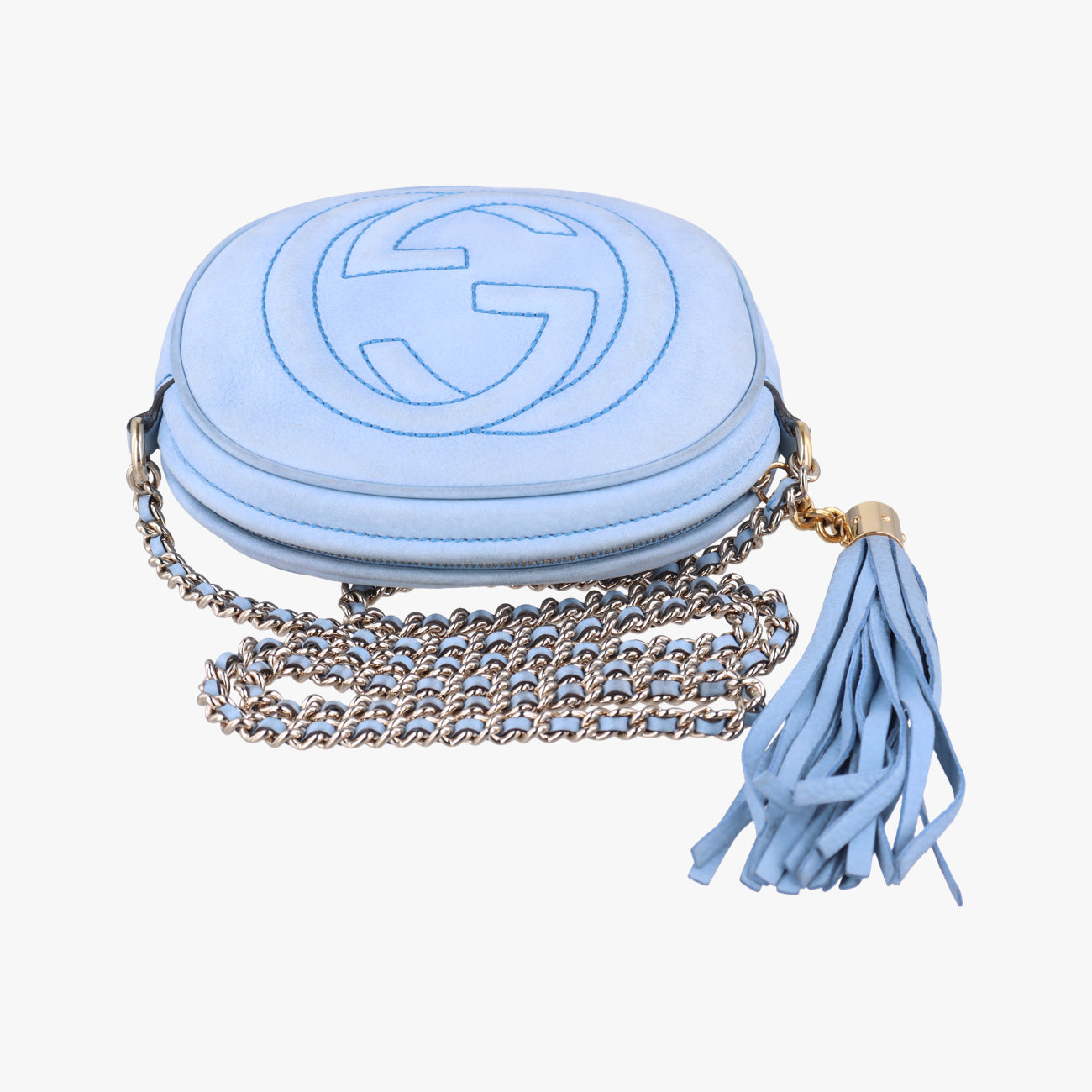 Secondhand Gucci Soho Blue Leather 353965 shoulderbag | stylenewstar