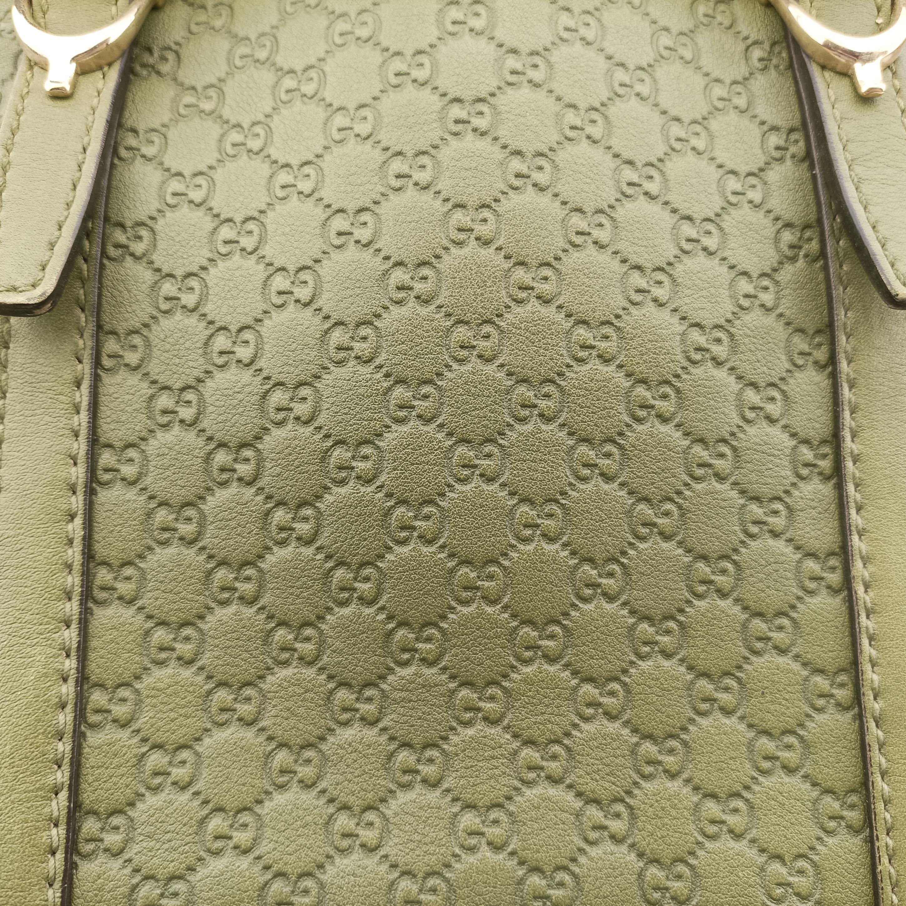 Vintage Gucci Microguccissima Green Leather 309617 handbag | stylenewstar