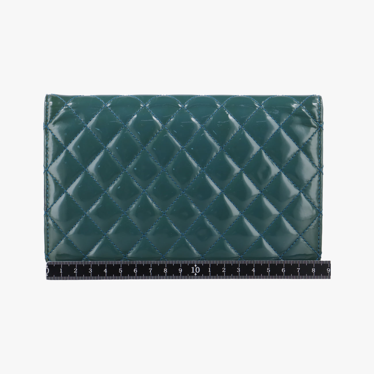 Secondhand Chanel Matelasse coco mark Blue Patent A92534 shoulderbag | stylenewstar