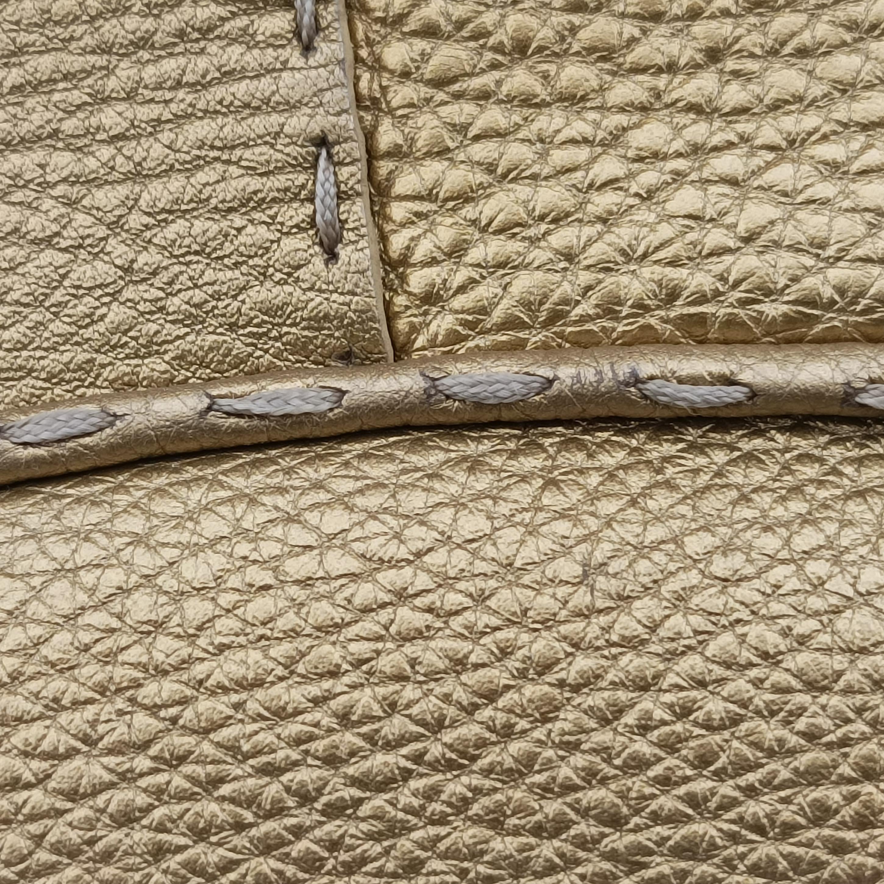 Pre-owned Fendi Selleria Golden Leather 8BR489 shoulderbag | stylenewstar