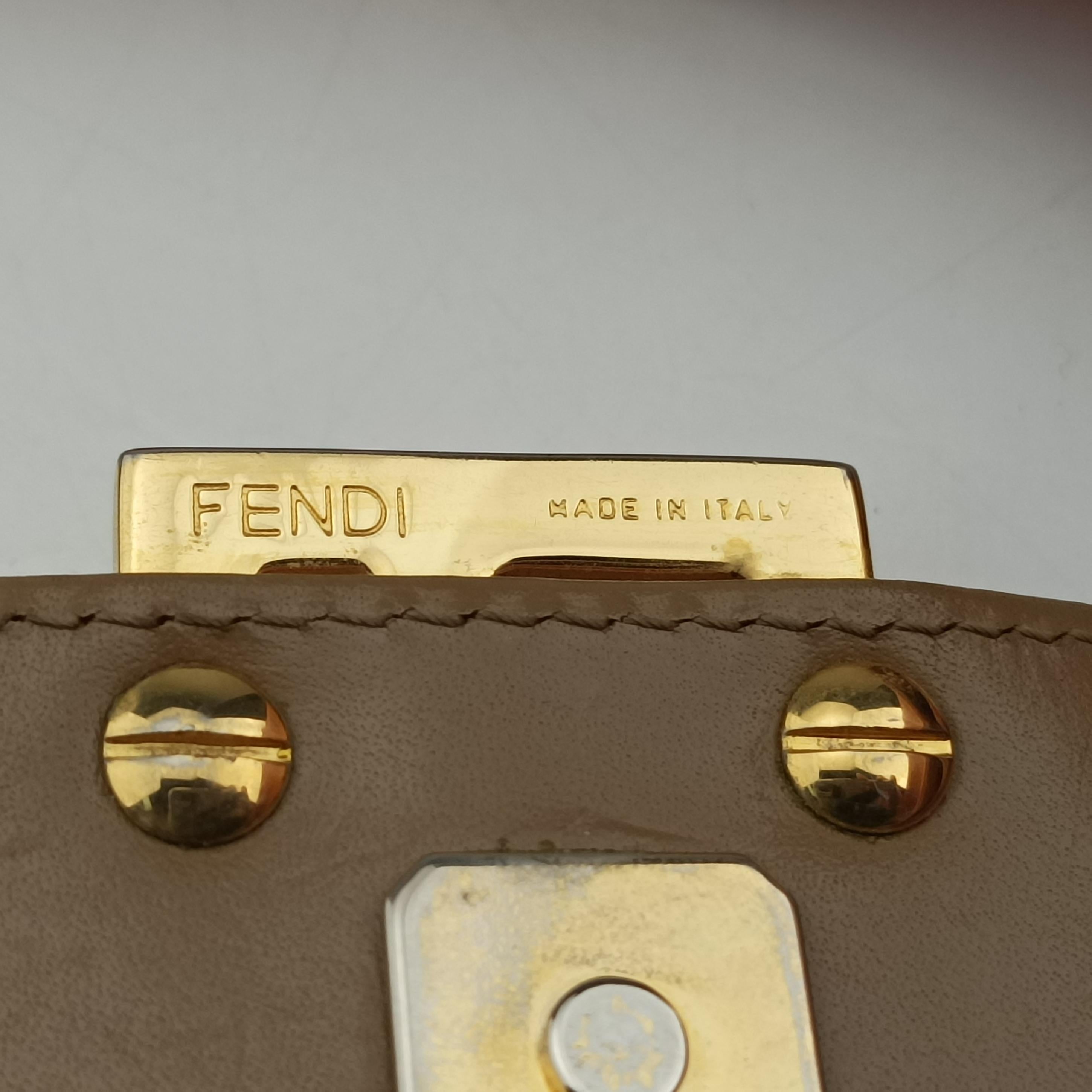 Vintage Fendi Zucca Hobo Beige x Orange x Brown Patent 26686 shoulderbag | stylenewstar