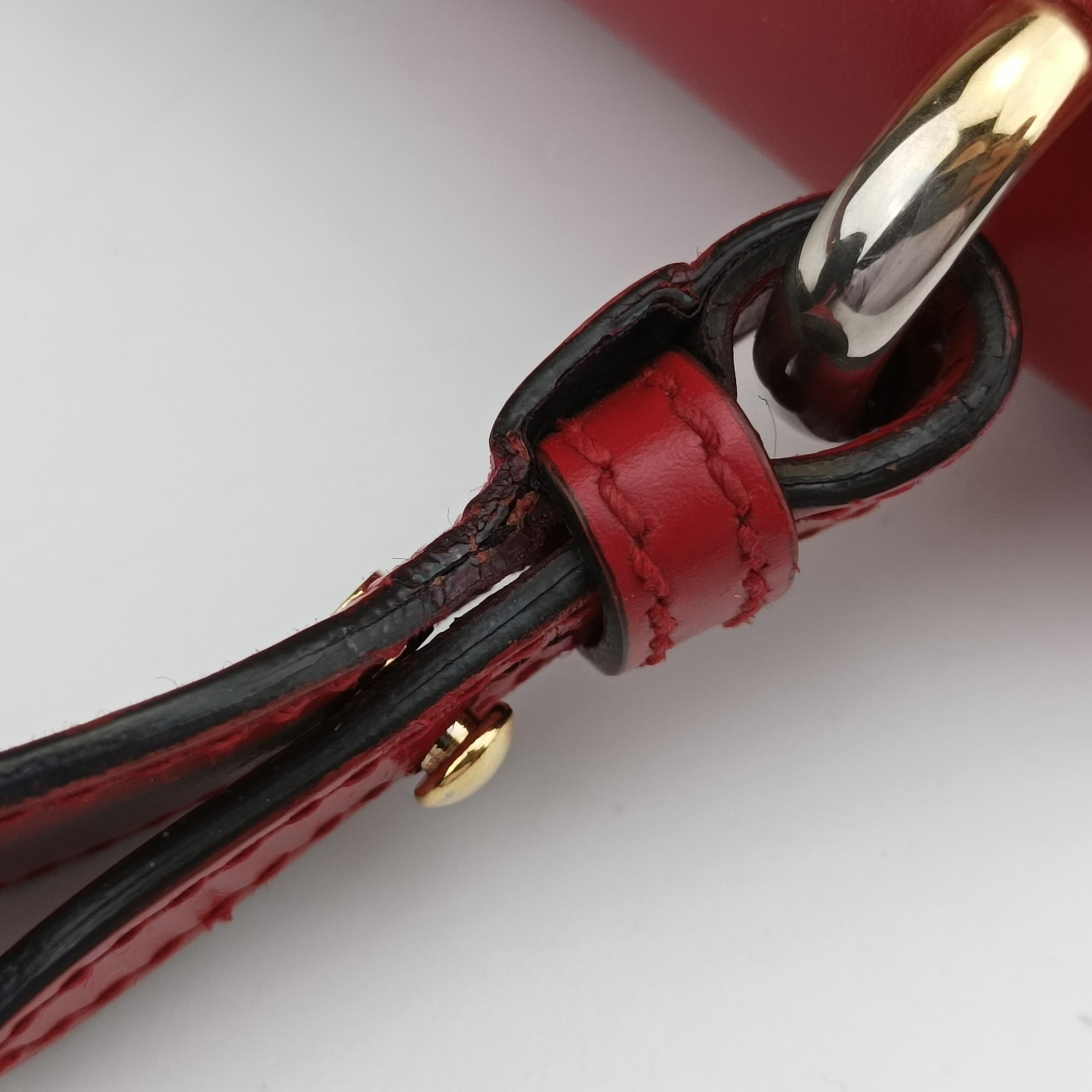 Vintage Gucci Sylvie Red×navy Leather 421882 shoulderbag | stylenewstar