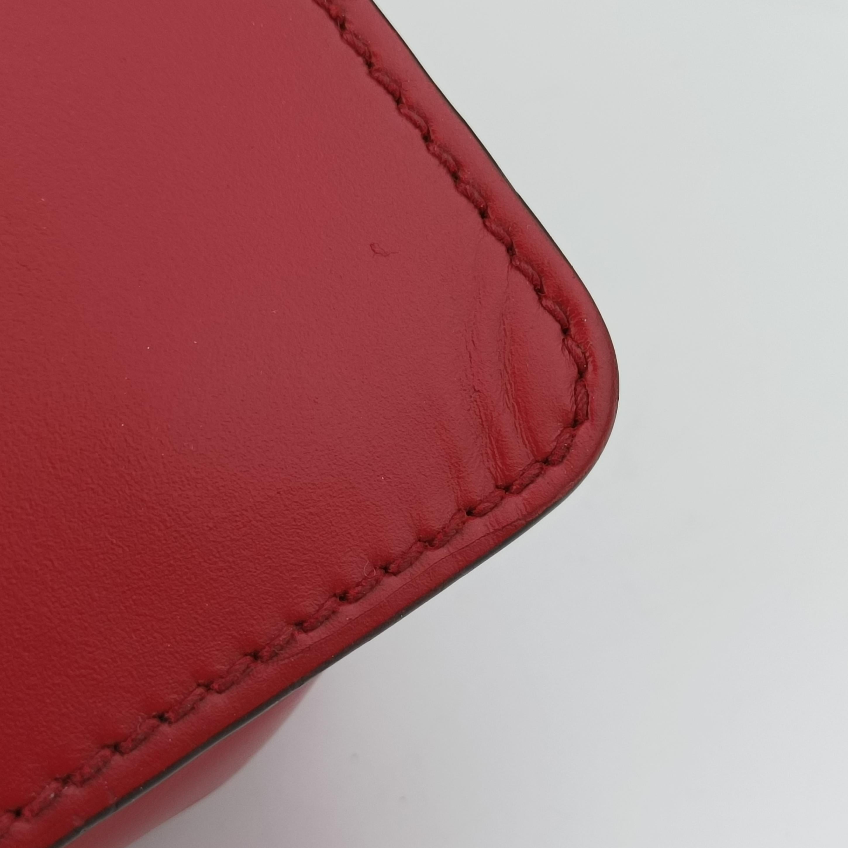 Vintage Gucci Sylvie Red×navy Leather 421882 shoulderbag | stylenewstar