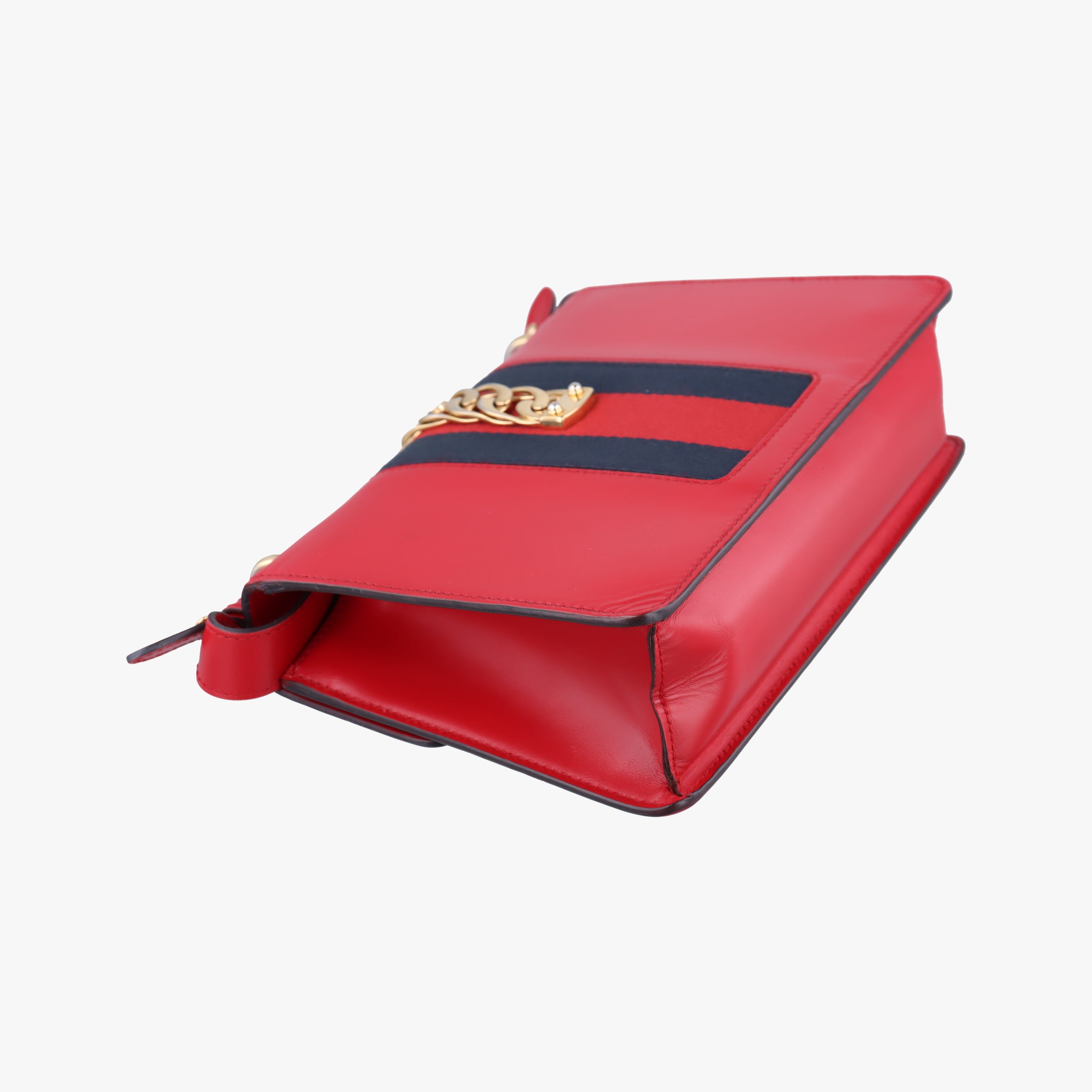 Vintage Gucci Sylvie Red×navy Leather 421882 shoulderbag | stylenewstar