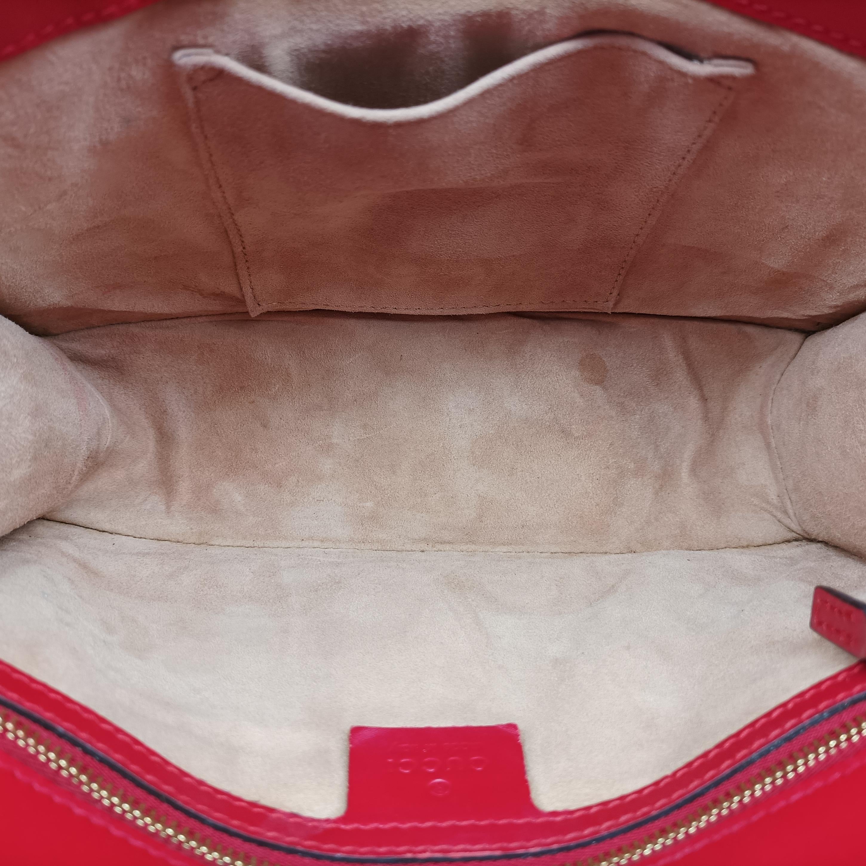 Vintage Gucci Sylvie Red×navy Leather 421882 shoulderbag | stylenewstar