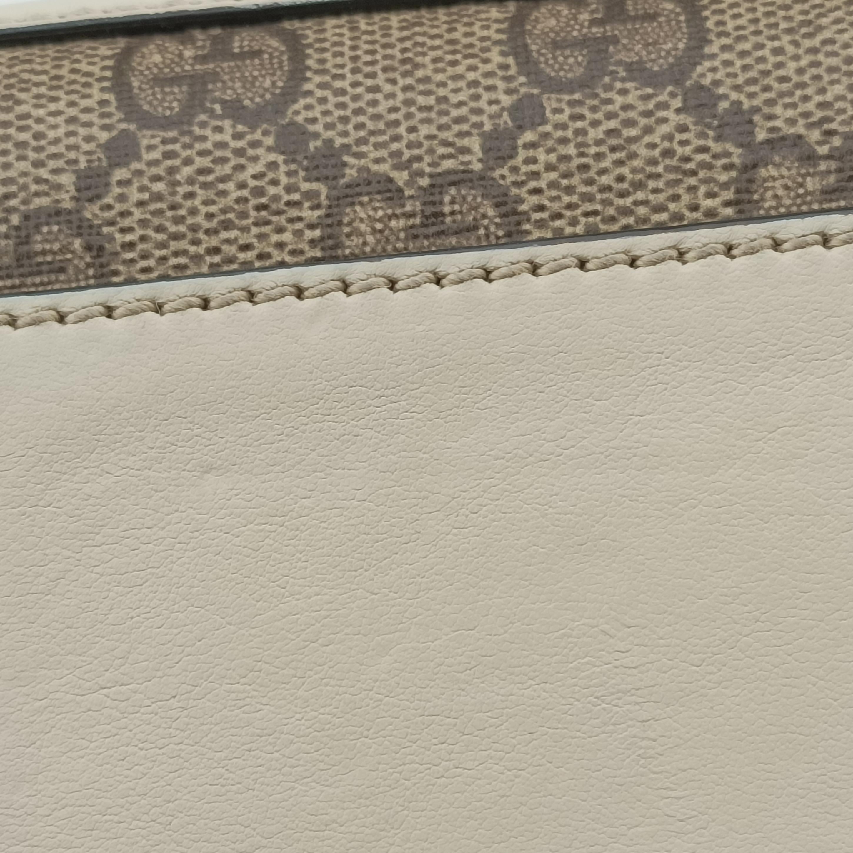 Vintage Gucci Padlock Beige x Blue x Multicolor PVC coated canvas 409487 shoulderbag | stylenewstar