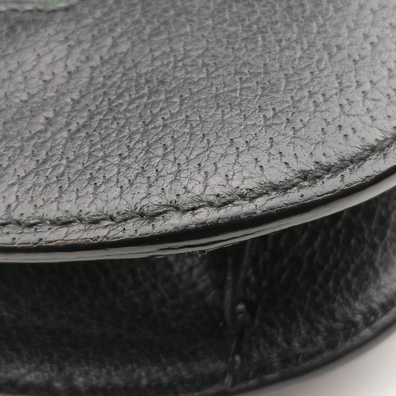 Pre-owned Gucci Web Crystal Butterfly Linea Totem Blackｘmulticolor Leather 505387 shoulderbag | stylenewstar