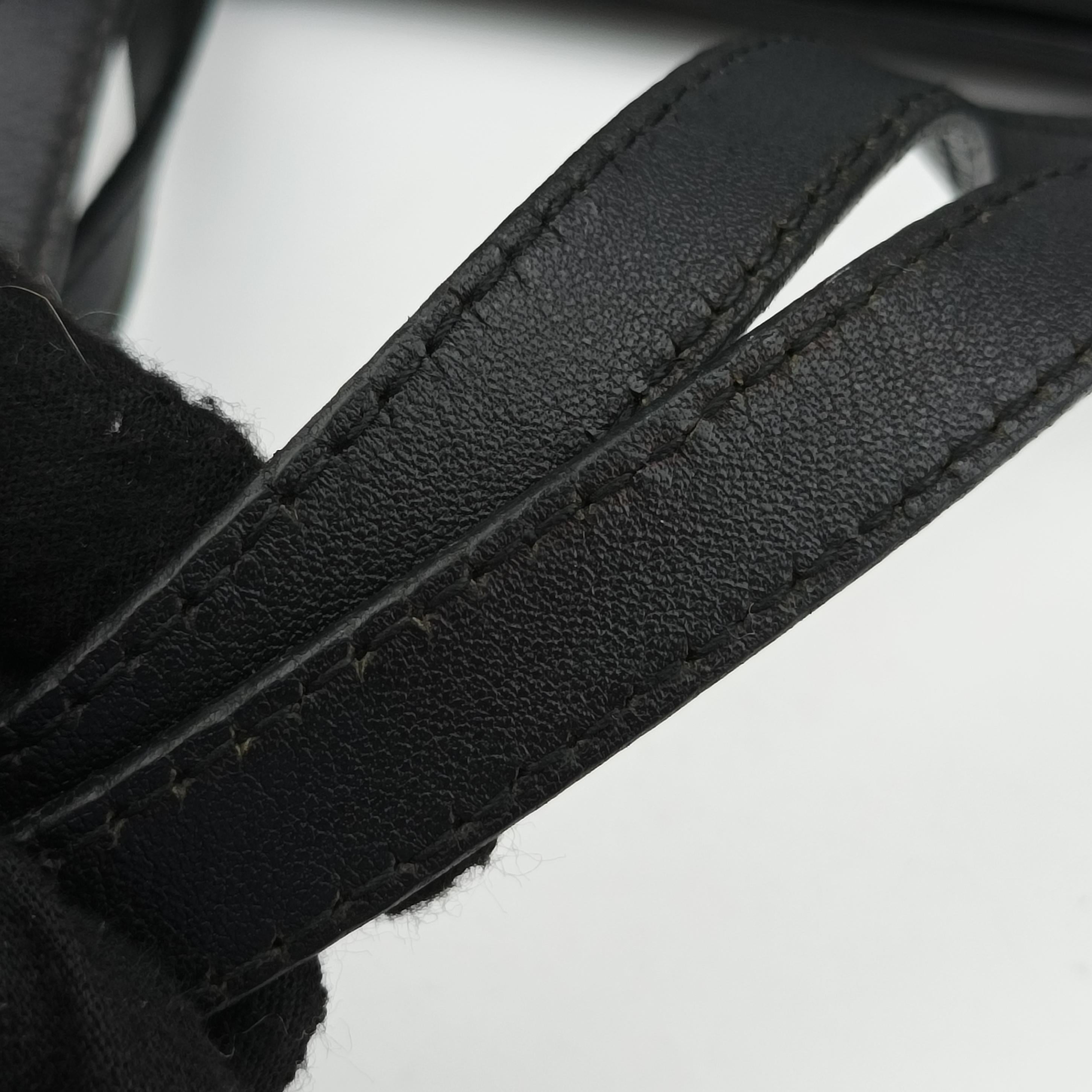 Vintage Gucci Horsebit pattern studs Black Leather 286304 handbag | stylenewstar