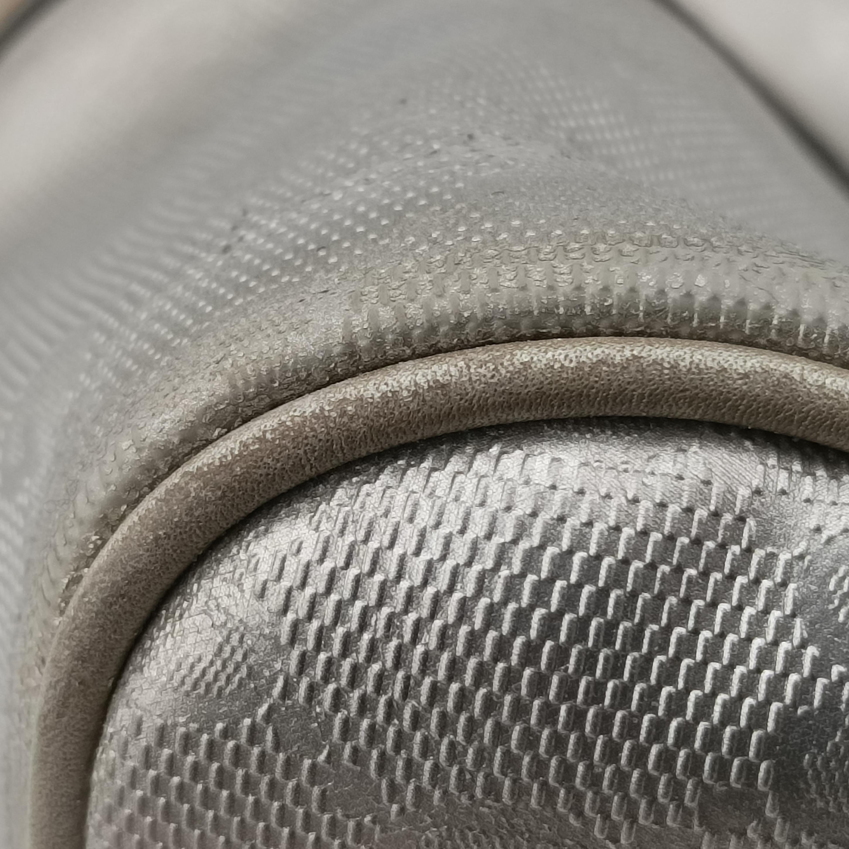 Pre-owned Gucci GG plus Spring Joy GG Supreme Silver PVC coated canvas 203696 bostonbag | stylenewstar