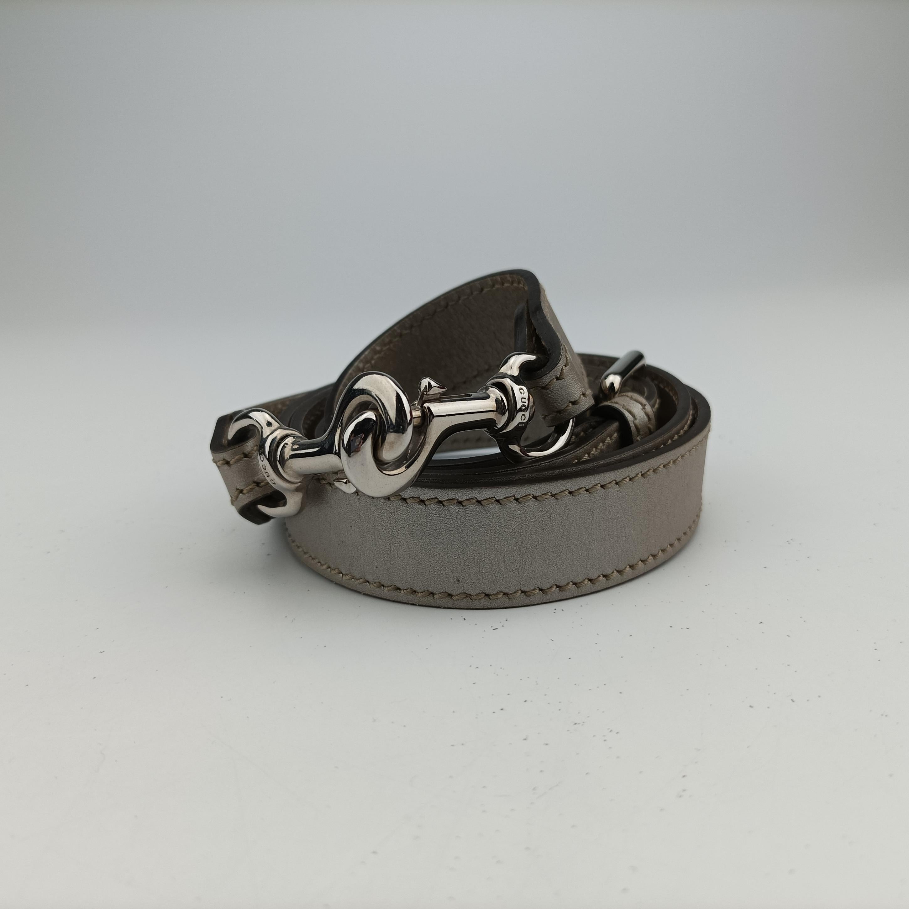 Pre-owned Gucci GG plus Spring Joy GG Supreme Silver PVC coated canvas 203696 bostonbag | stylenewstar