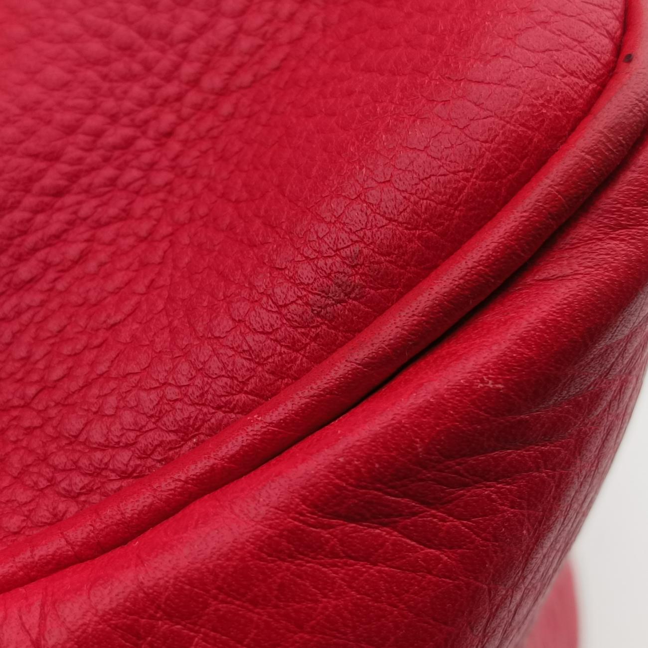 Pre-owned Gucci Bamboo Red Leather 282315 shoulderbag | stylenewstar