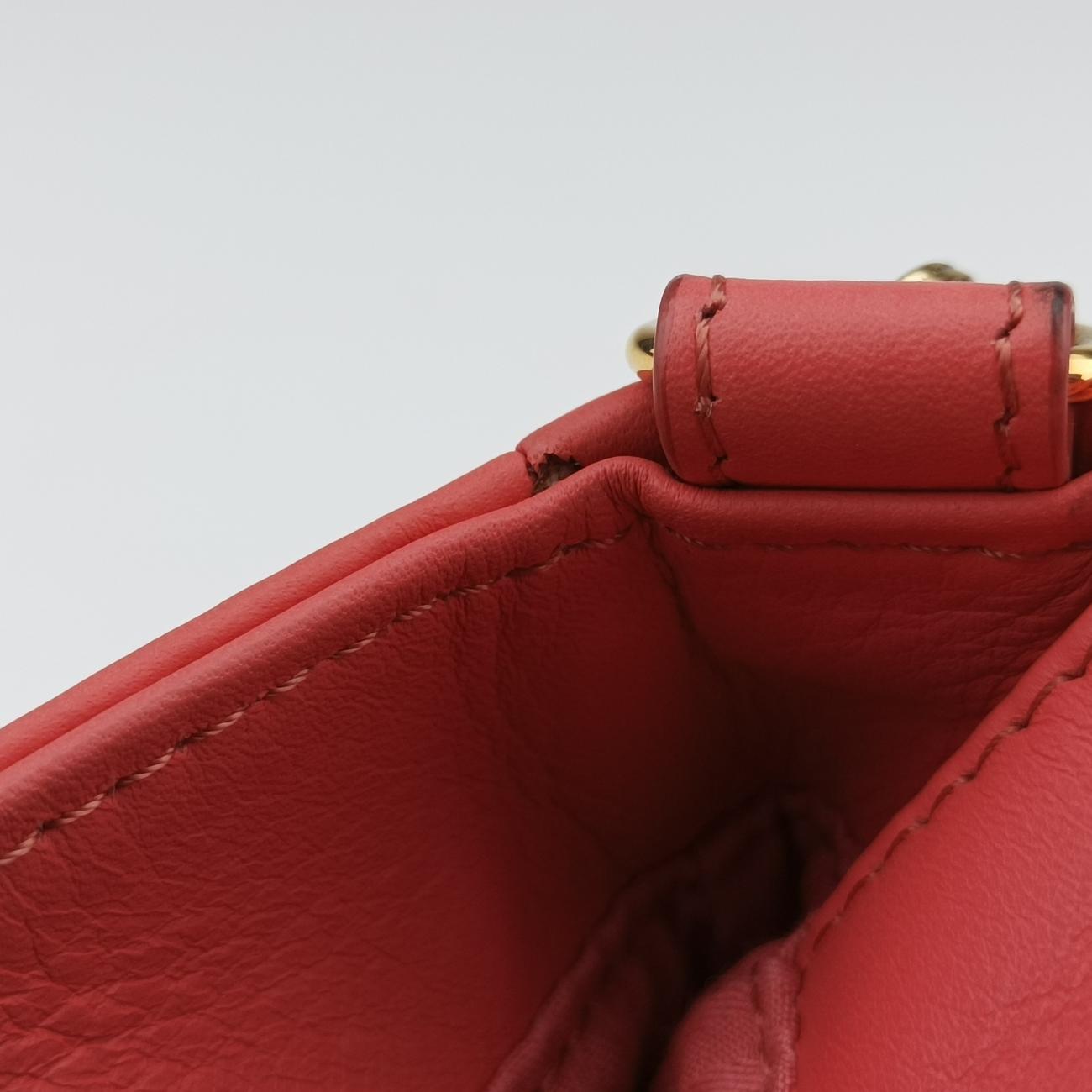 Secondhand Fendi Fendista Pochette Pink Leather 8MO276 shoulderbag | stylenewstar