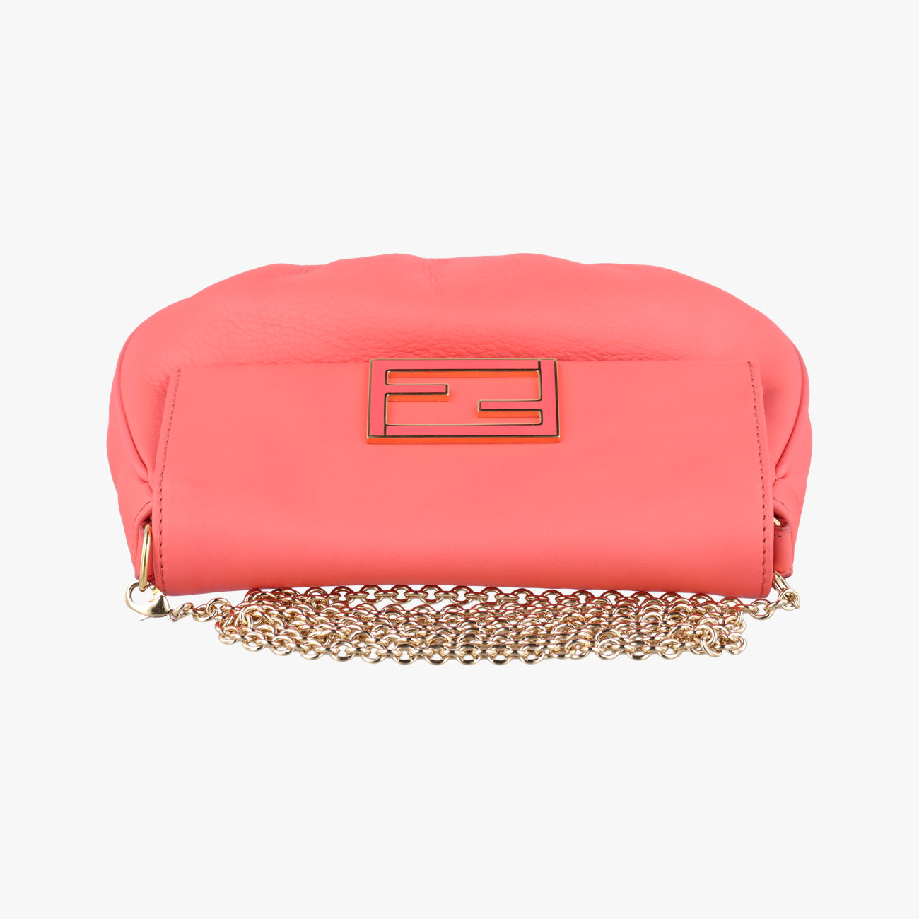 Secondhand Fendi Fendista Pochette Pink Leather 8MO276 shoulderbag | stylenewstar