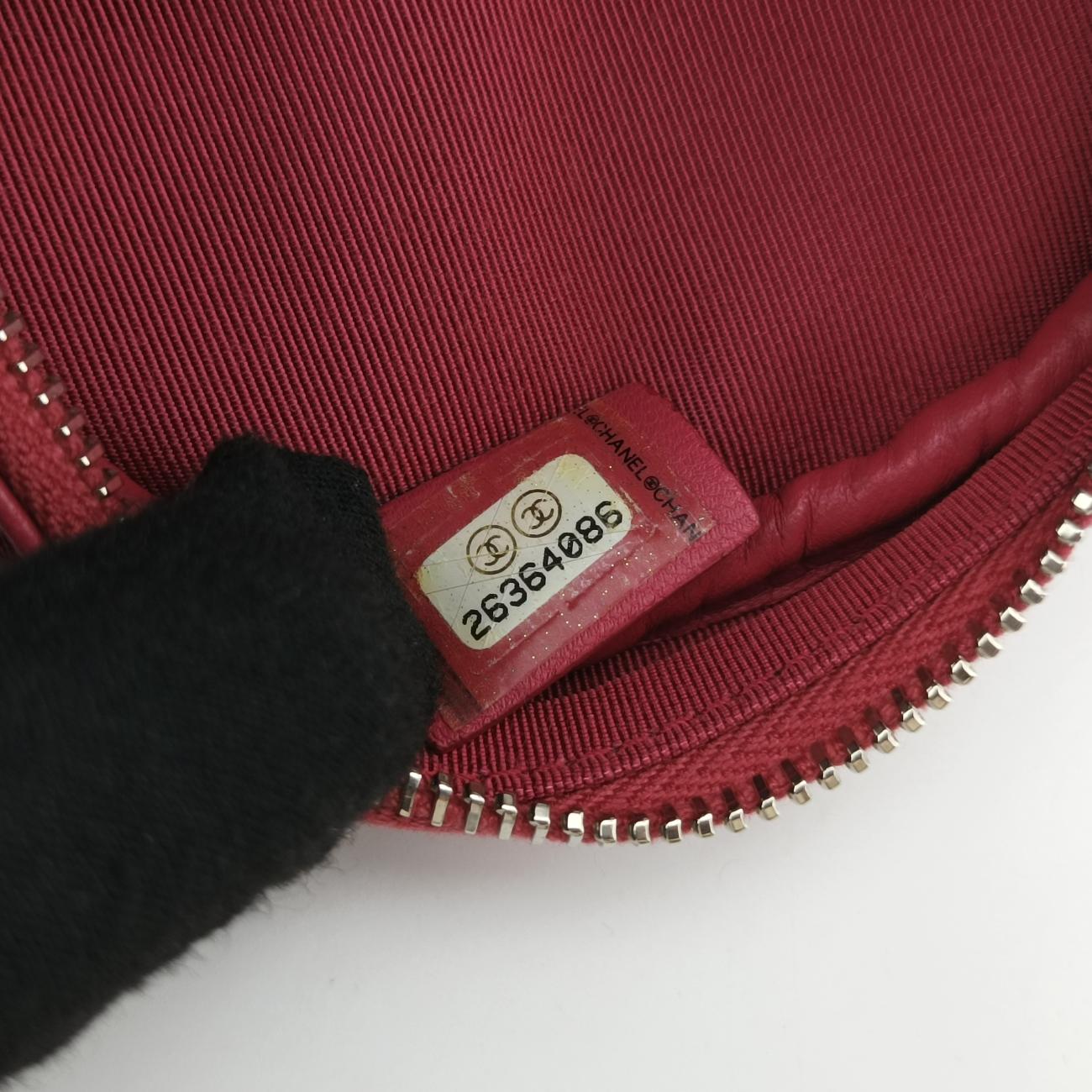 Pre-owned Chanel Matelasse Round Pink Lambskin A70657 shoulderbag | stylenewstar