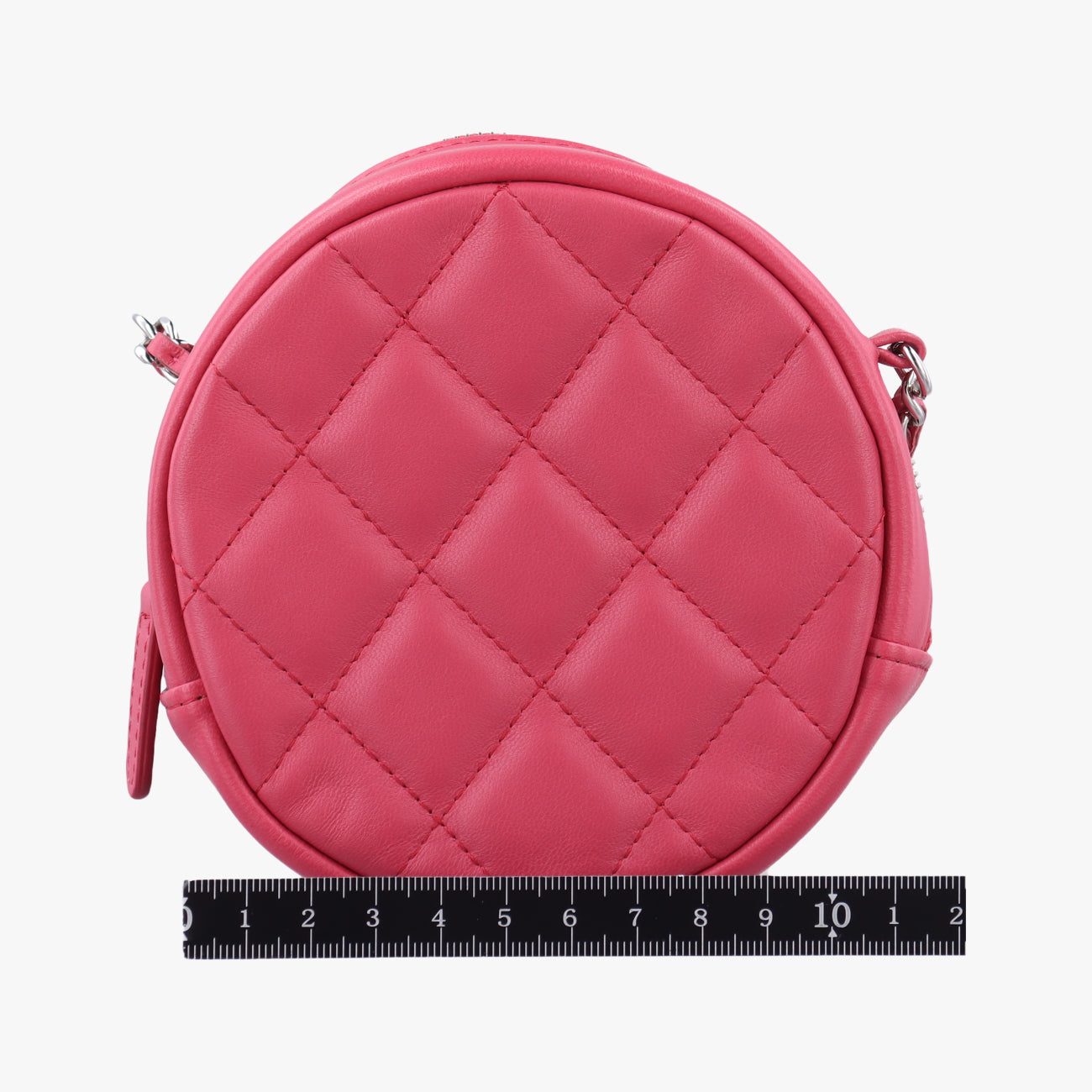 Pre-owned Chanel Matelasse Round Pink Lambskin A70657 shoulderbag | stylenewstar