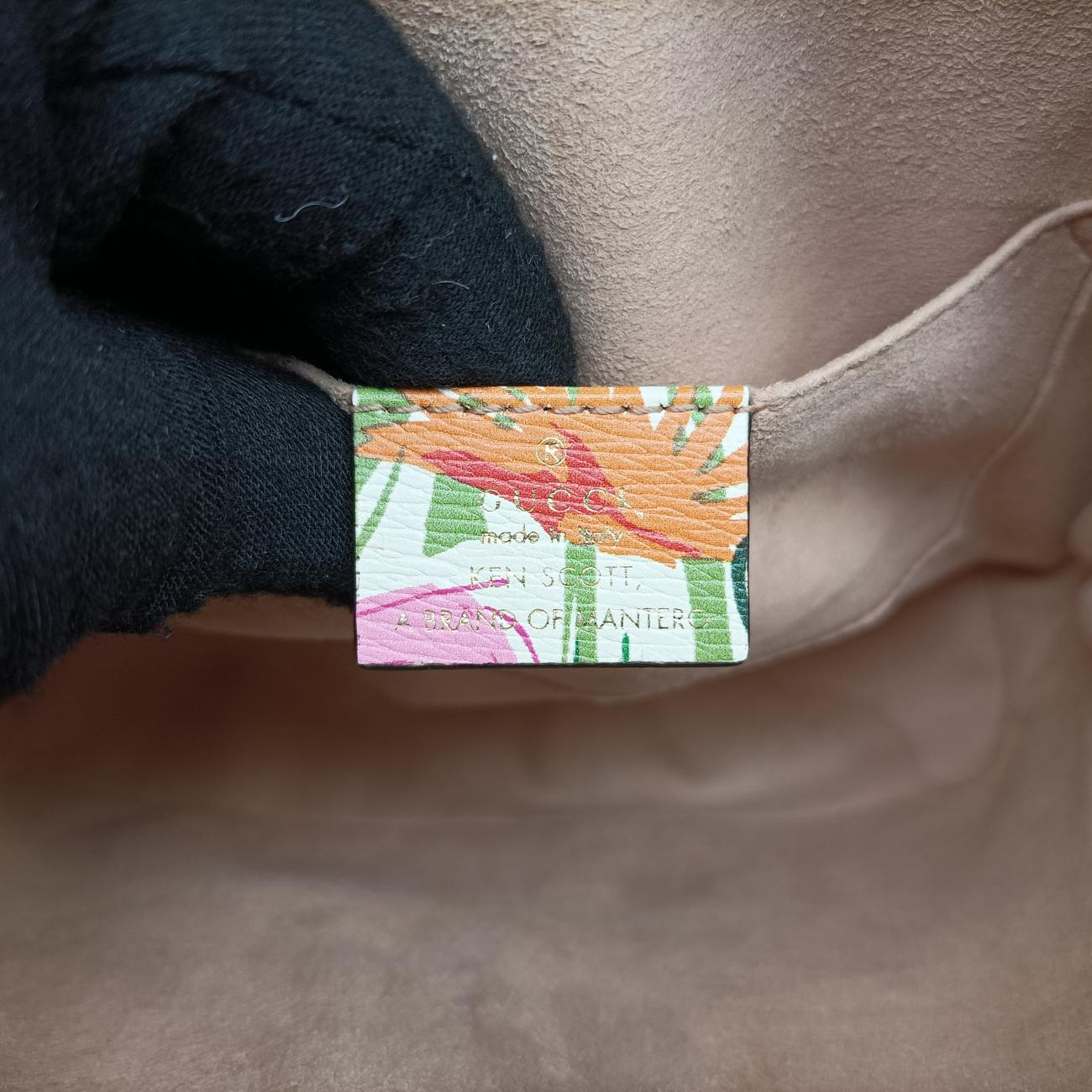 Pre-owned Gucci KEN SCOTT Horsebit 1955 Multicolour Leather 640716 shoulderbag | stylenewstar