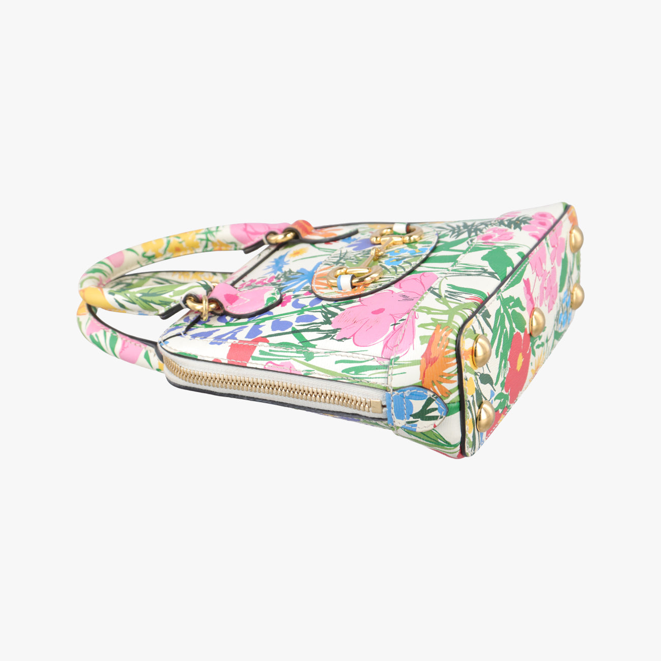 Pre-owned Gucci KEN SCOTT Horsebit 1955 Multicolour Leather 640716 shoulderbag | stylenewstar