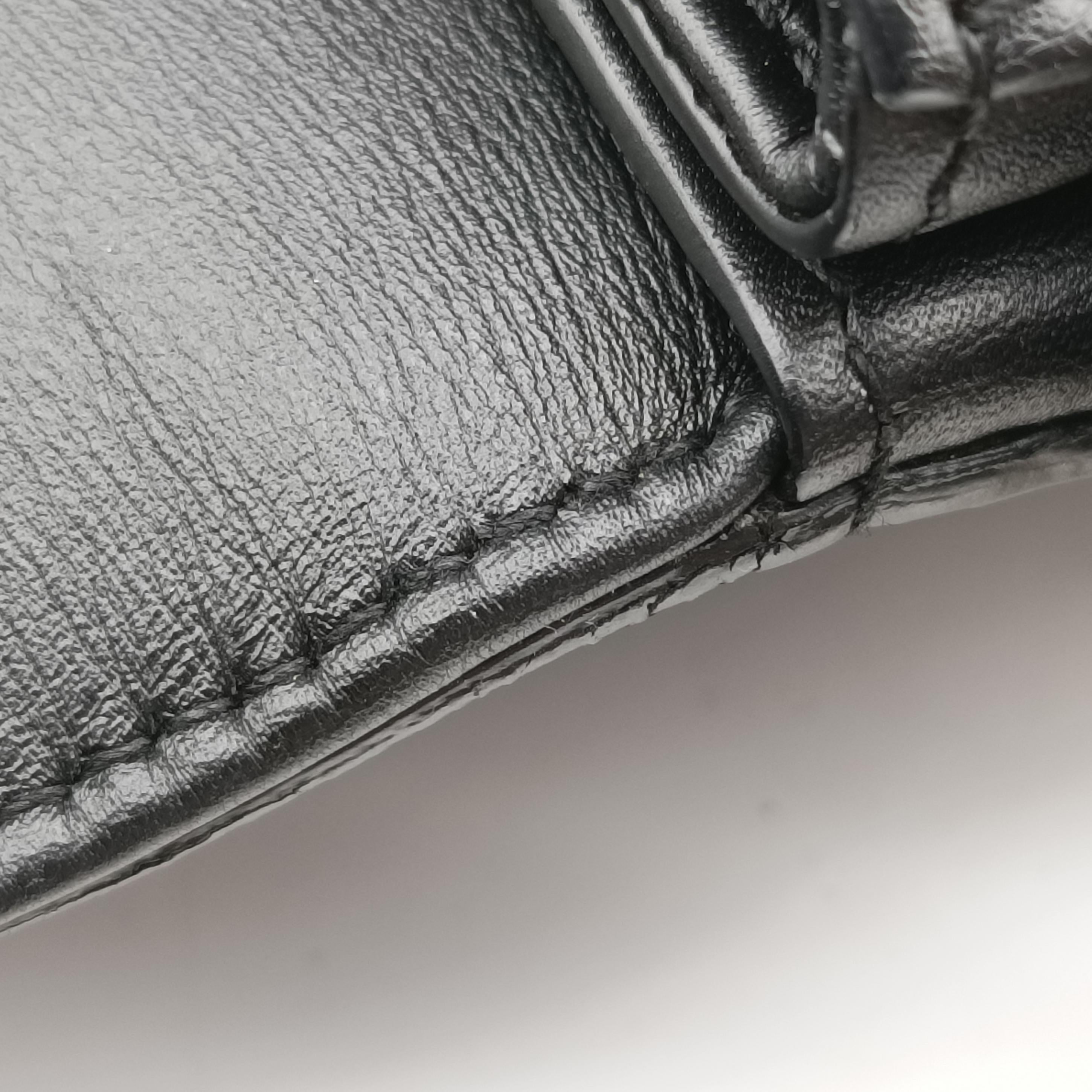 Pre-owned Gucci Broadway Tiger Head Black Leather 453777 shoulderbag | stylenewstar